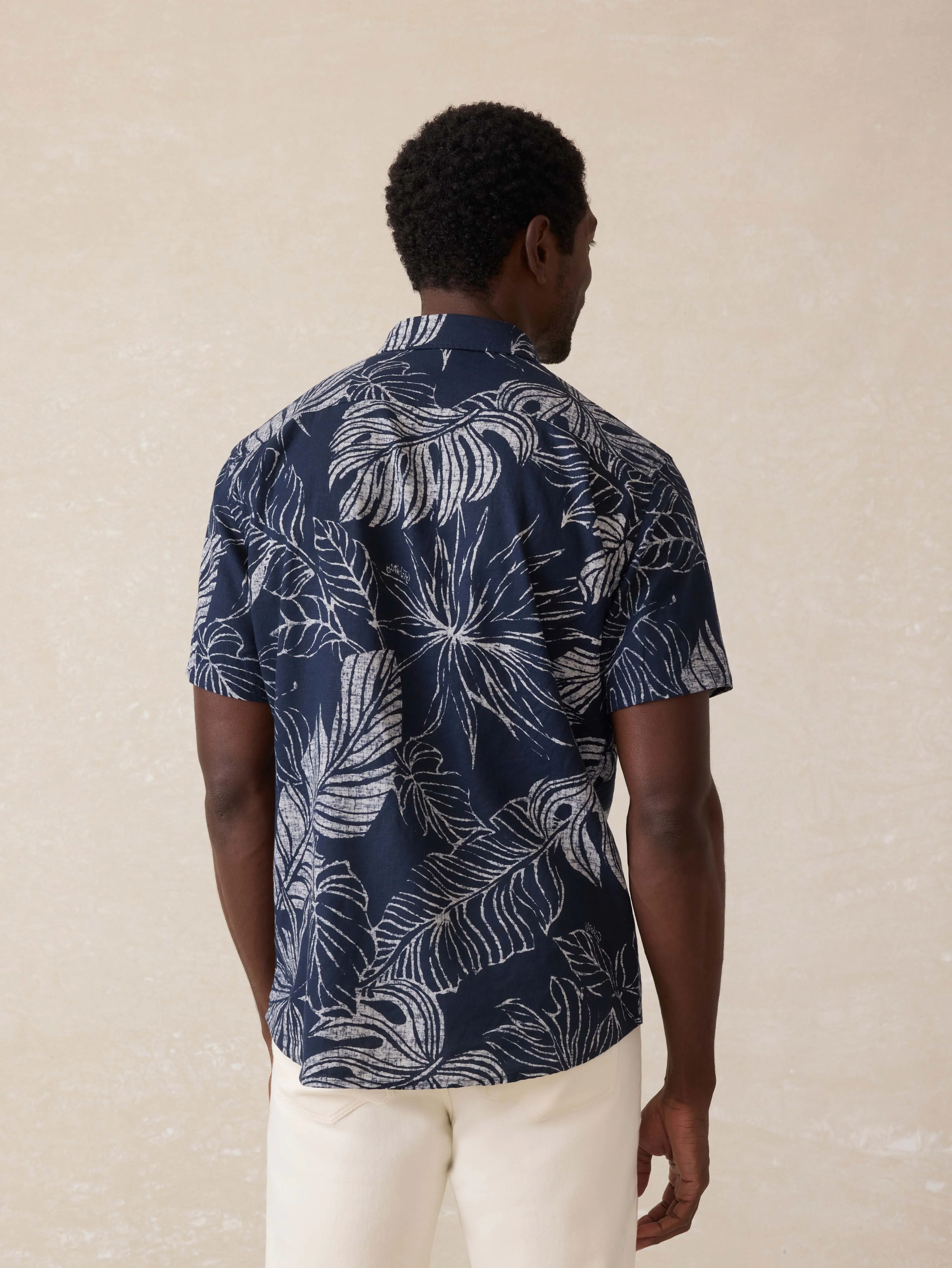 Short-Sleeve Breeze Shirt - Navy Perro Tropical - Image 3