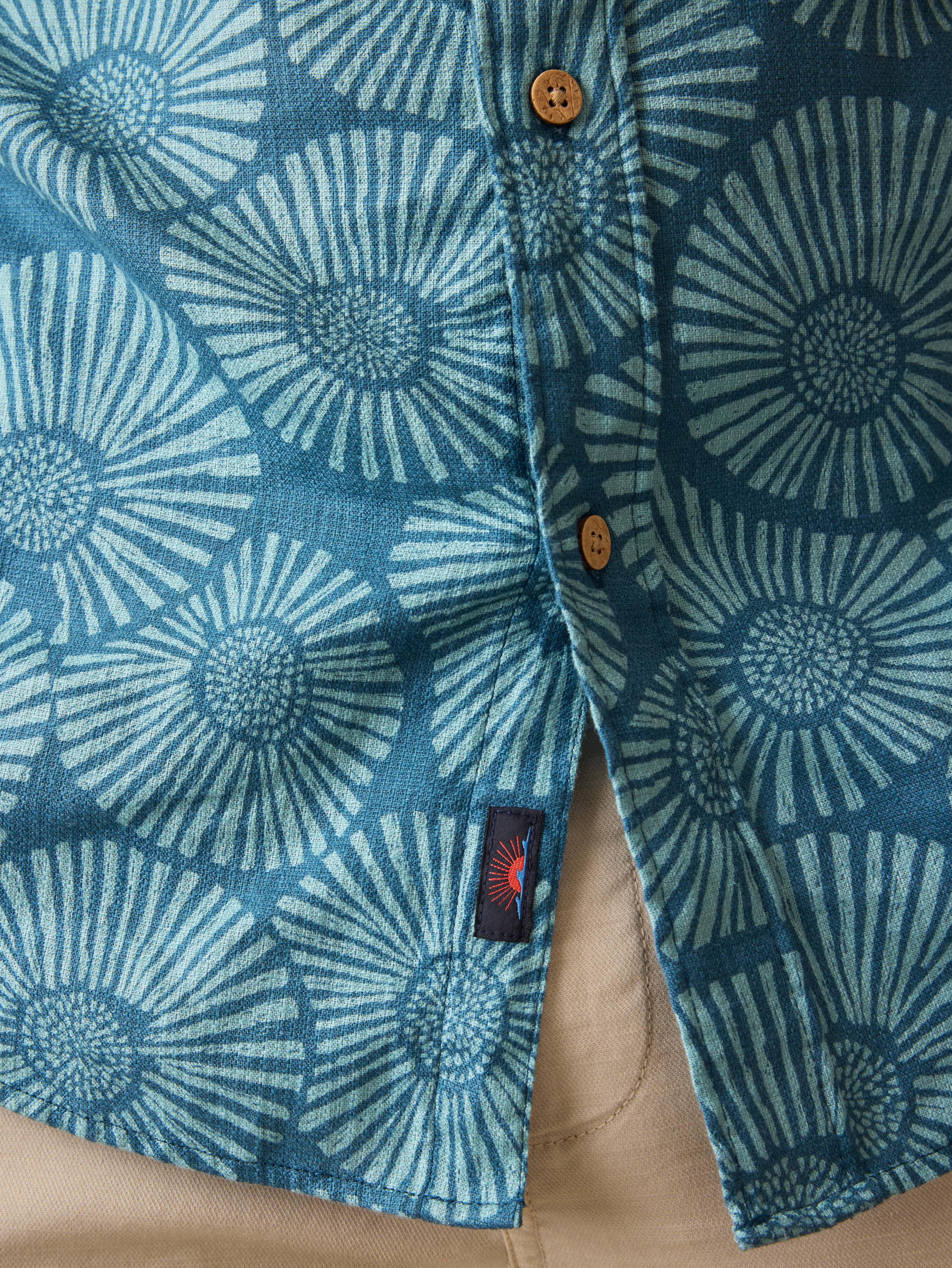 Short-Sleeve Breeze Shirt - Stormy Sea Floral - Image 2