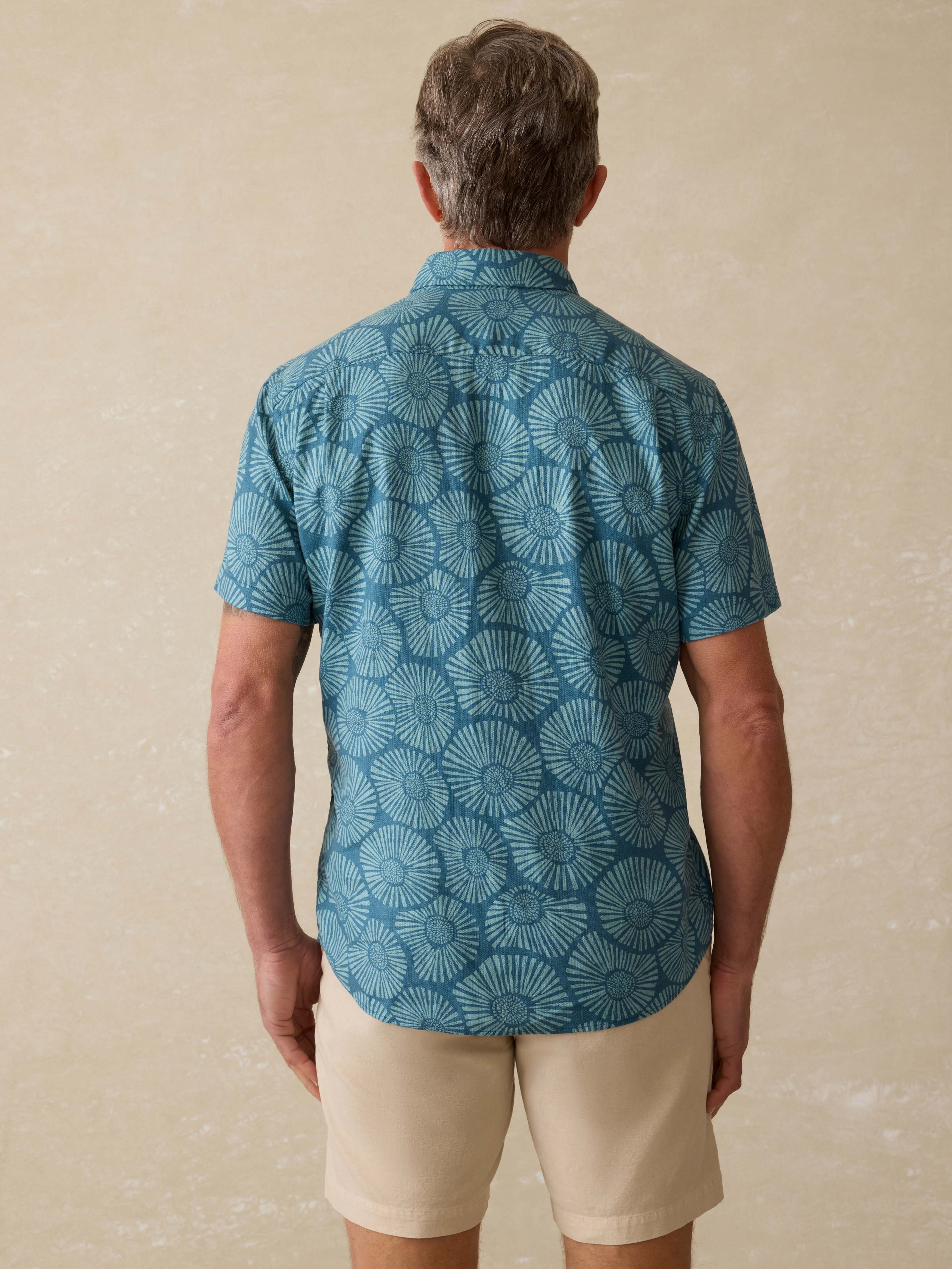 Short-Sleeve Breeze Shirt - Stormy Sea Floral - Image 4