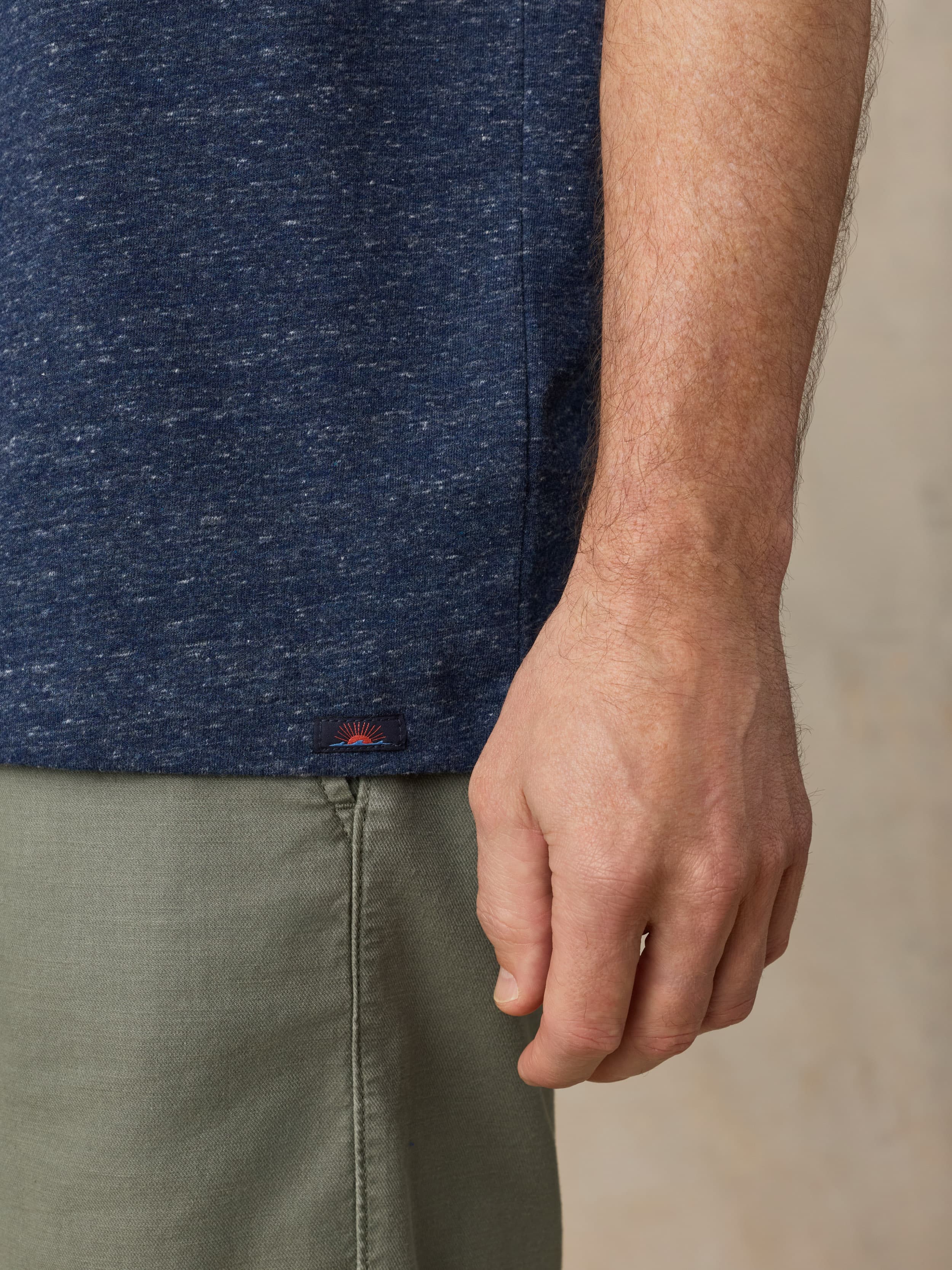 Short-Sleeve Breeze Tee - Midnight Skies Heather - Image 4