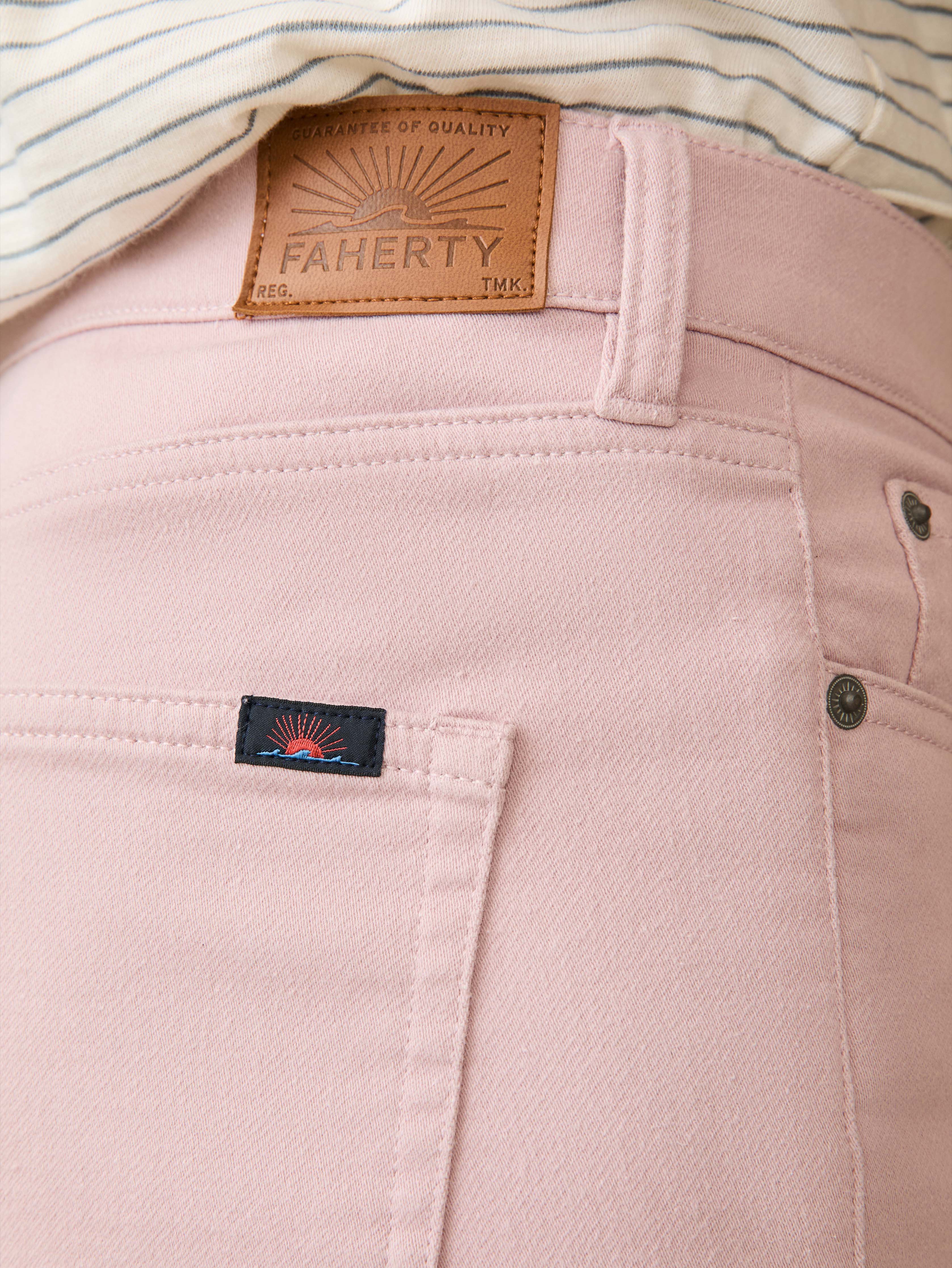 Stretch Terry 5-Pocket - Spring Quartz - Image 2