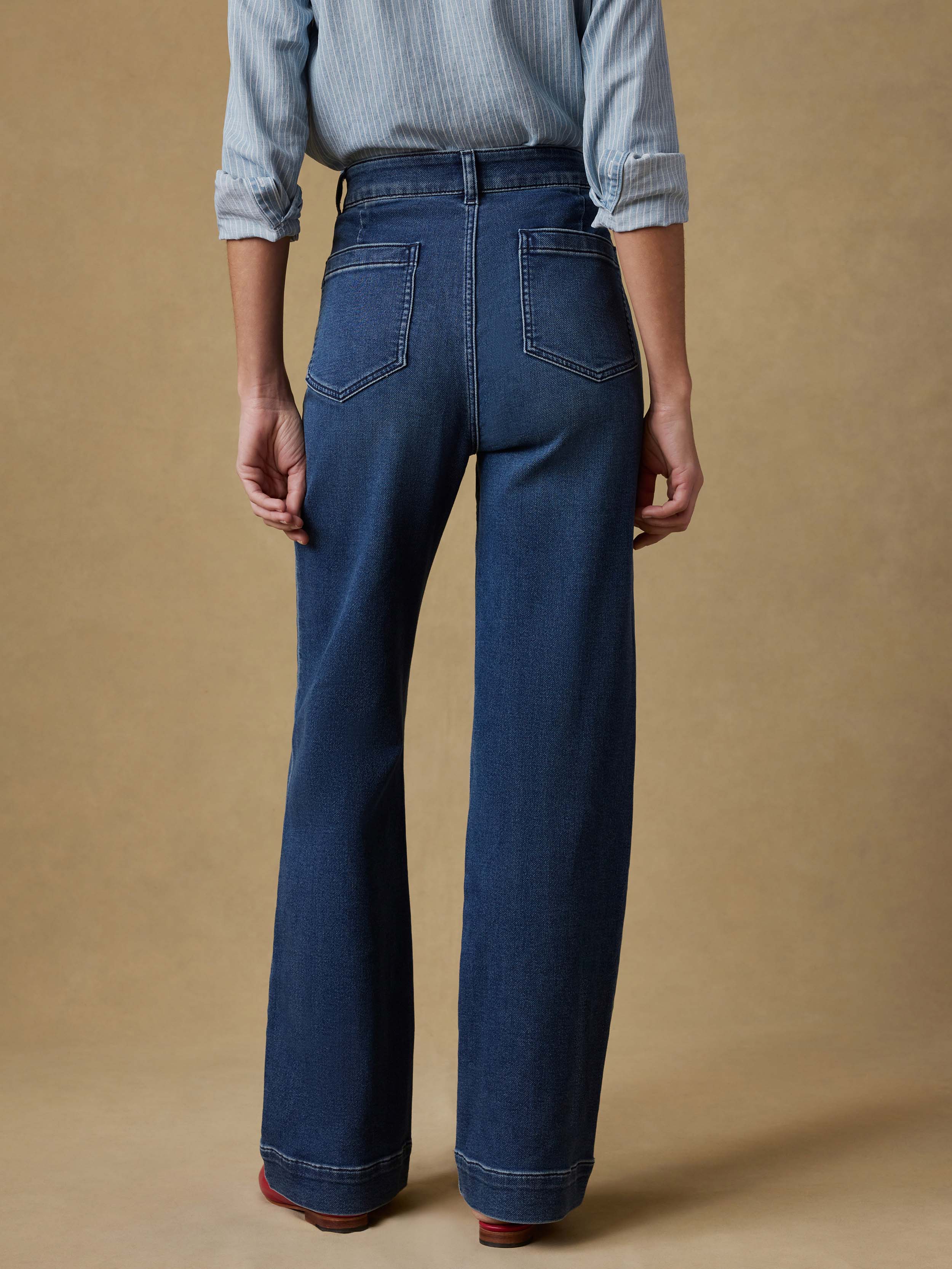 Stretch Terry Patch Pocket Pant - Creekstone Wash - Image 3