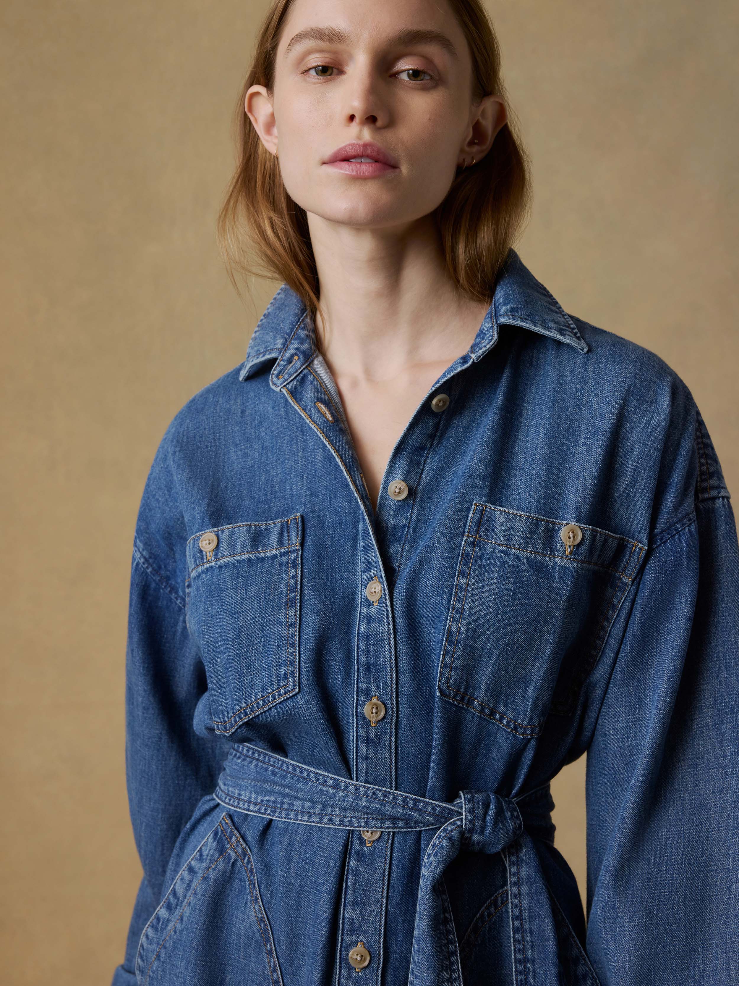 Sunfair Denim Cleo Shirtdress - Beacon Hill Wash - Image 5