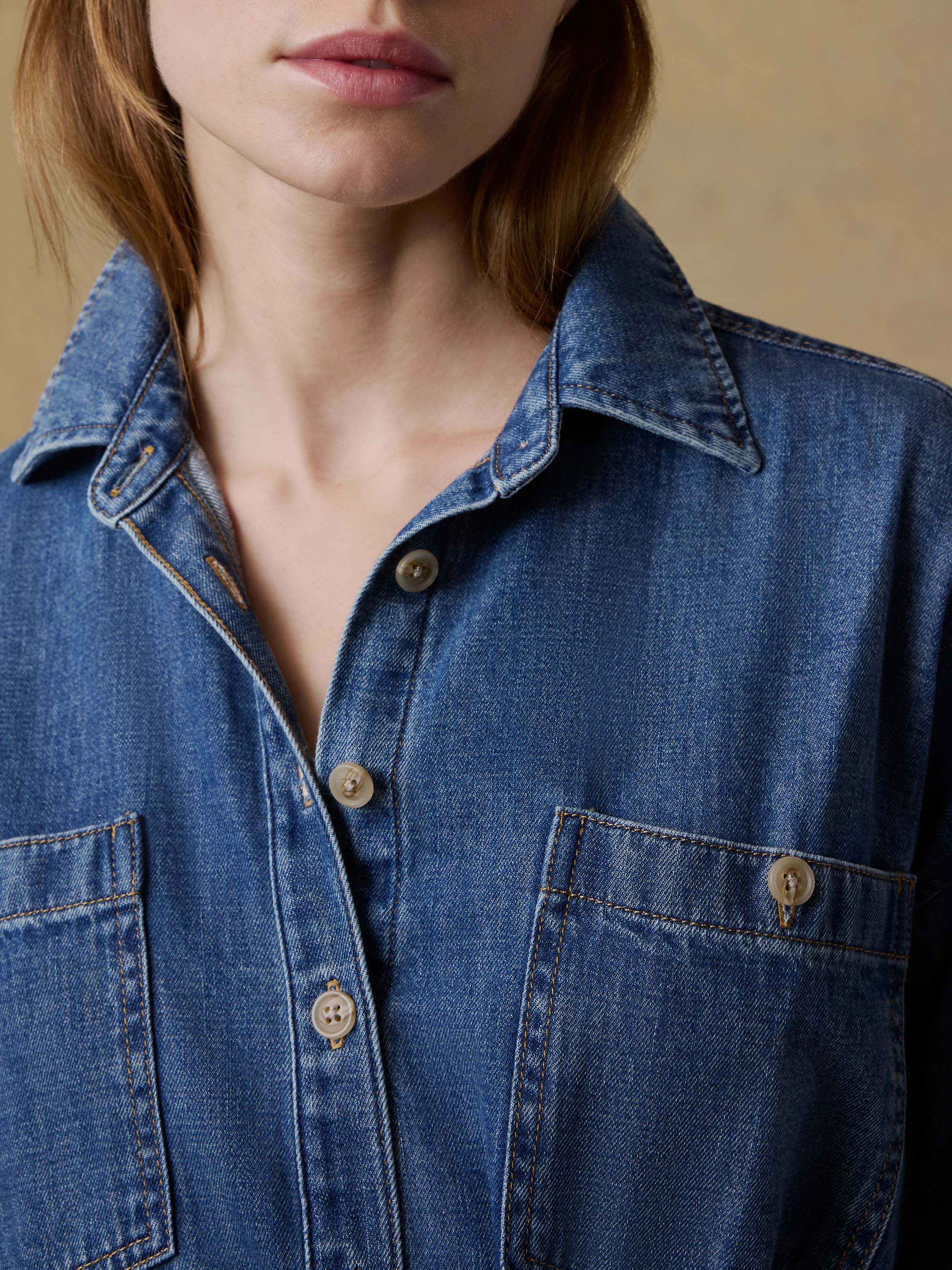 Sunfair Denim Cleo Shirtdress - Beacon Hill Wash - Image 6