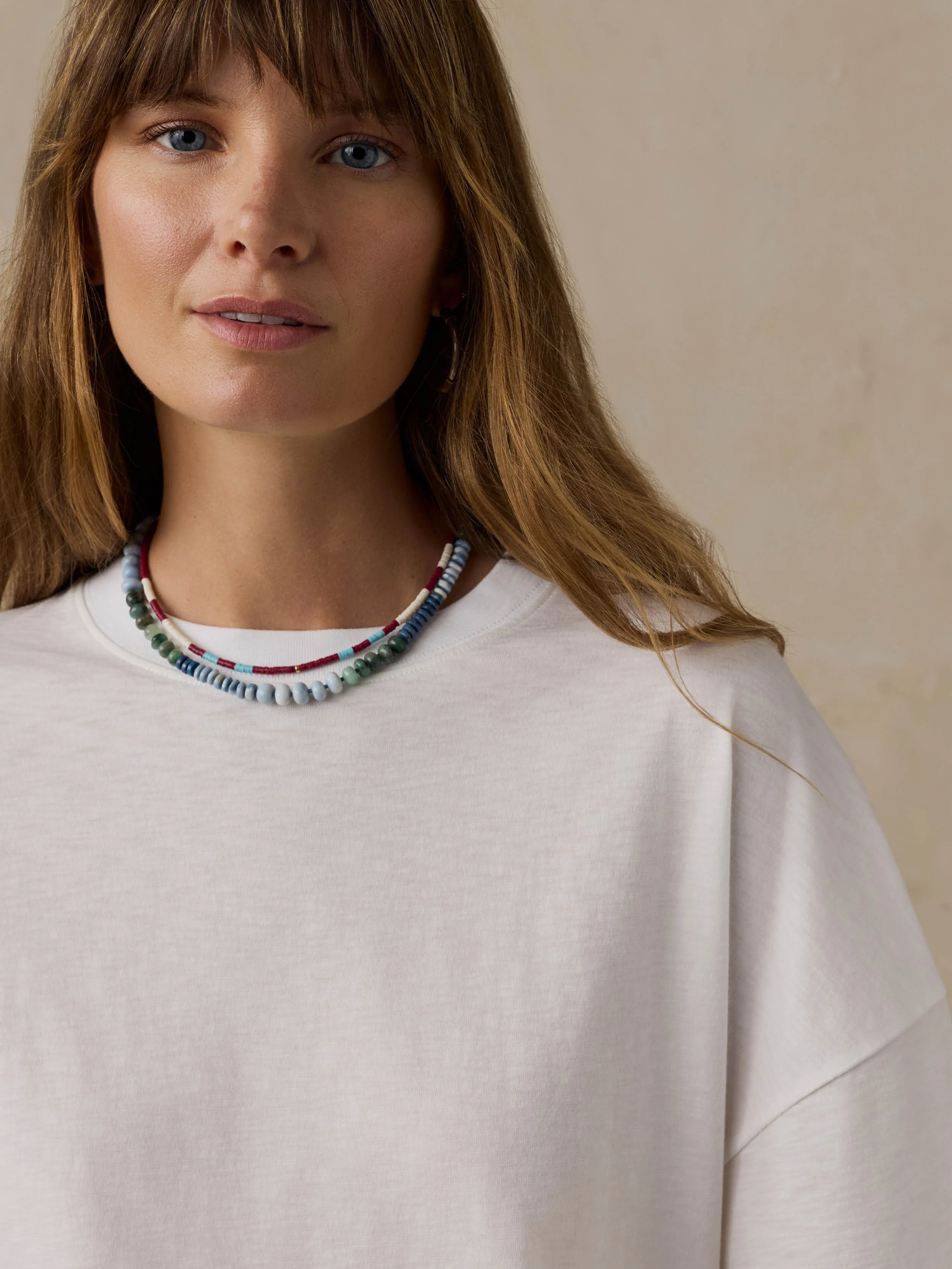 Sunwashed Boyfriend Tee - White - Image 4