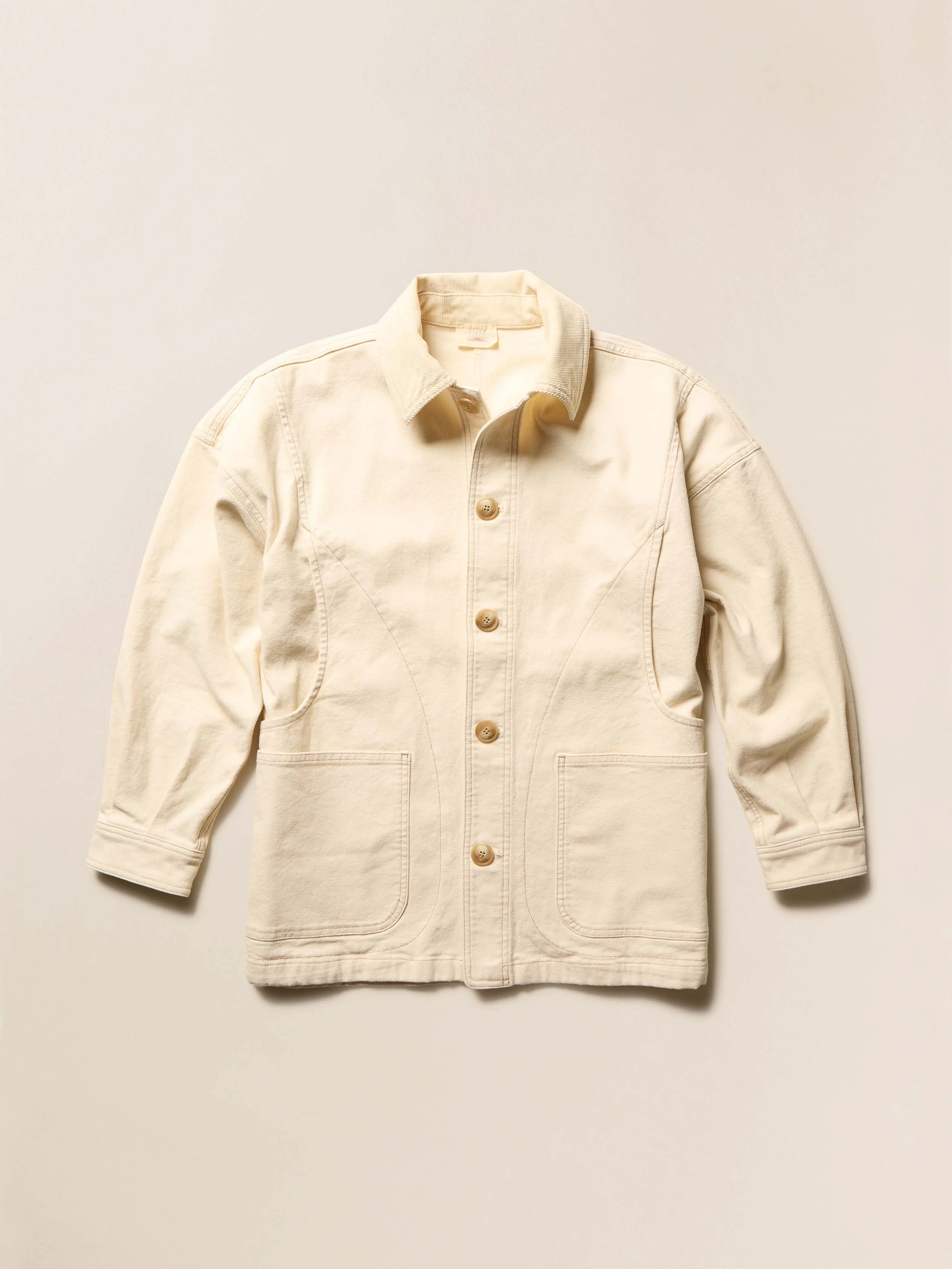 Sunwashed Canvas Chore Jacket - Sea Salt - Image 8