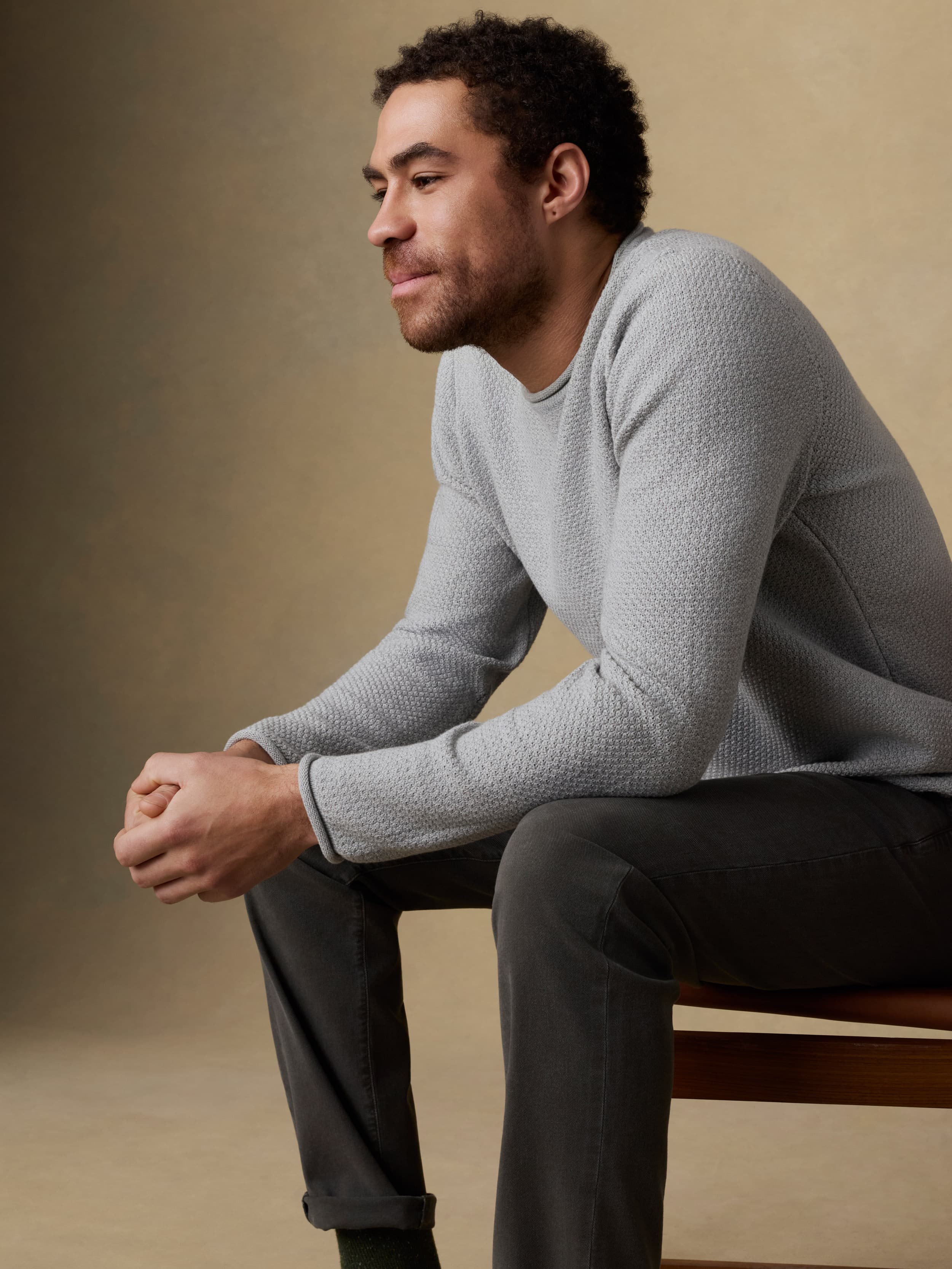 Sunwashed Dockside Sweater - Sierra Grey Heather - Image 3