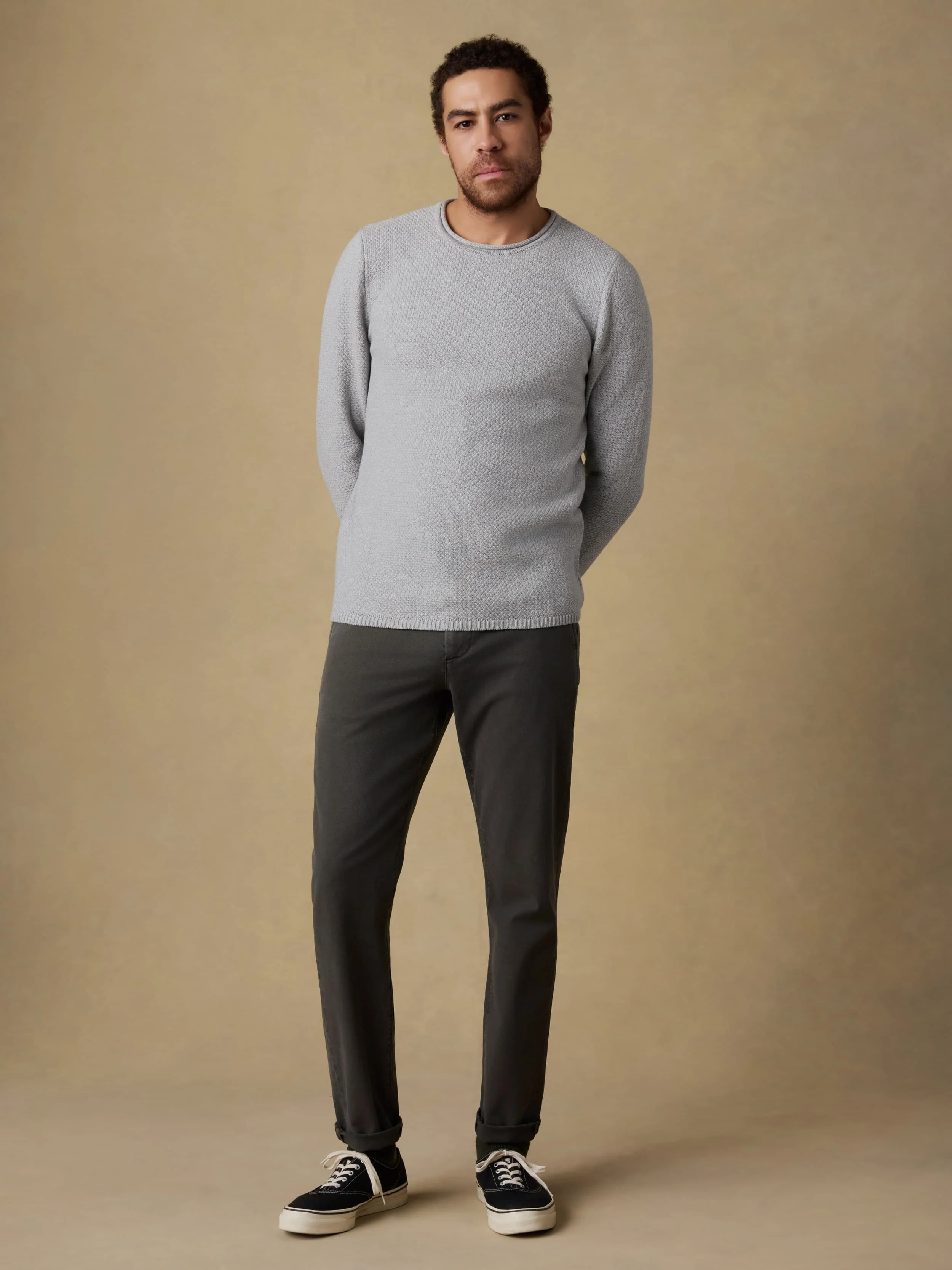 Sunwashed Dockside Sweater - Sierra Grey Heather - Image 4