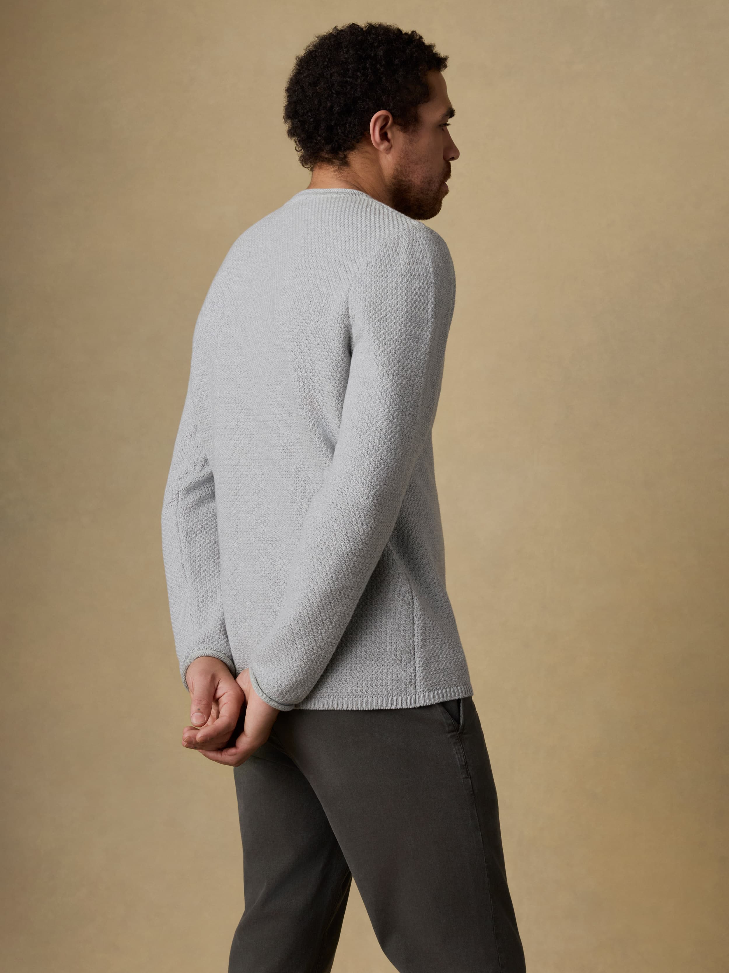 Sunwashed Dockside Sweater - Sierra Grey Heather - Image 5