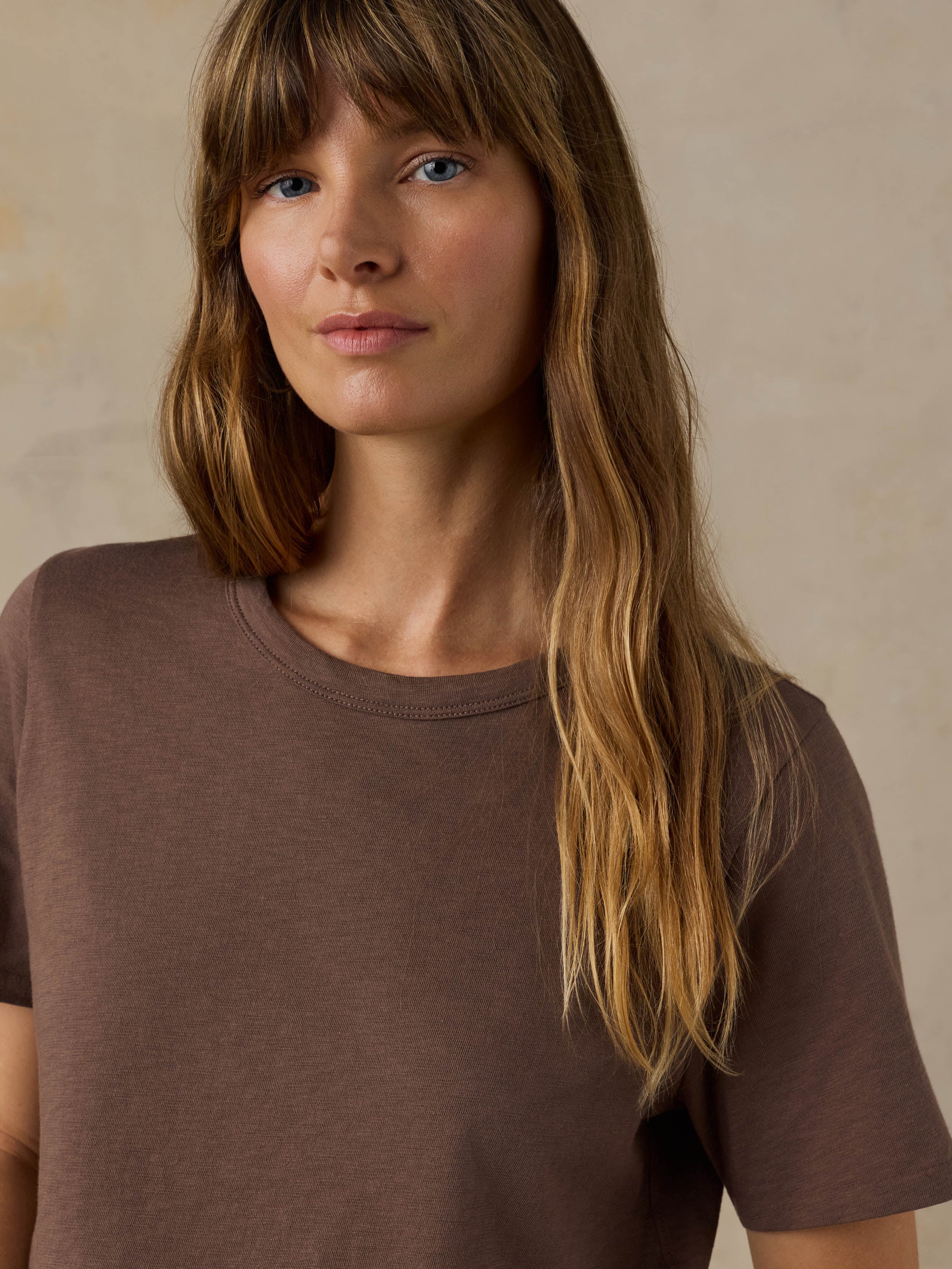 Sunwashed Regenerative Tee - Alpine Brown - Image 3