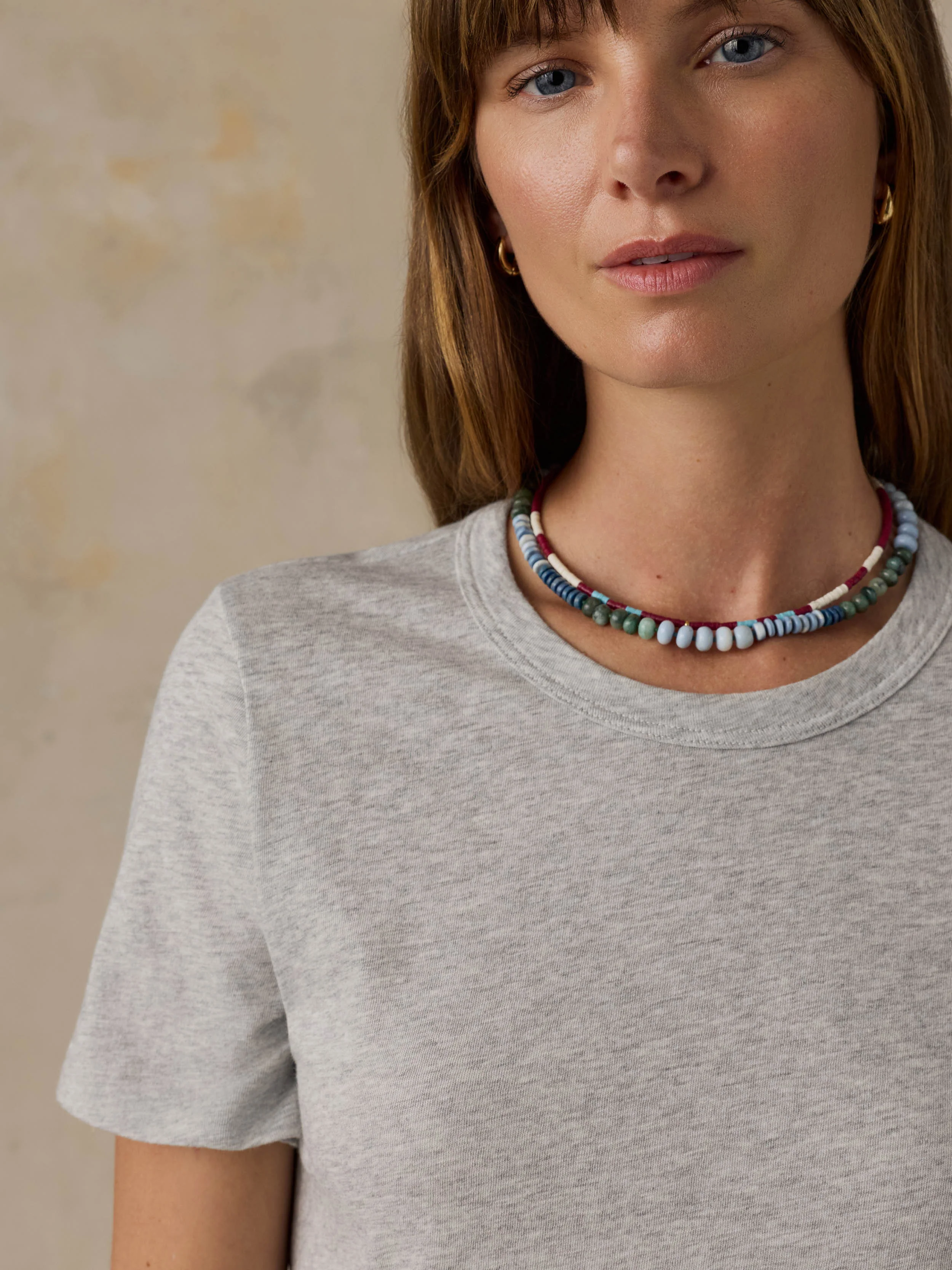 Sunwashed Regenerative Tee - Dune Grey Heather - Image 3
