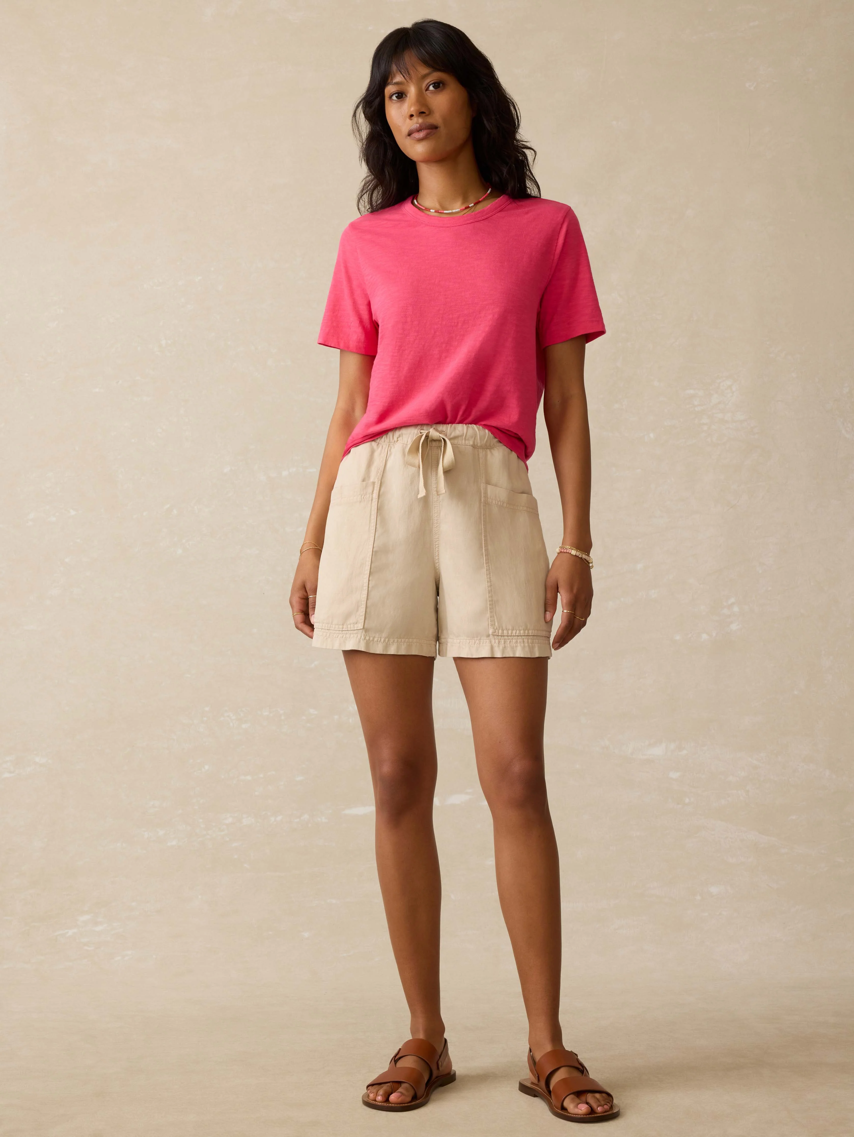 Sunwashed Regenerative Tee - Pink Flambe - Image 3