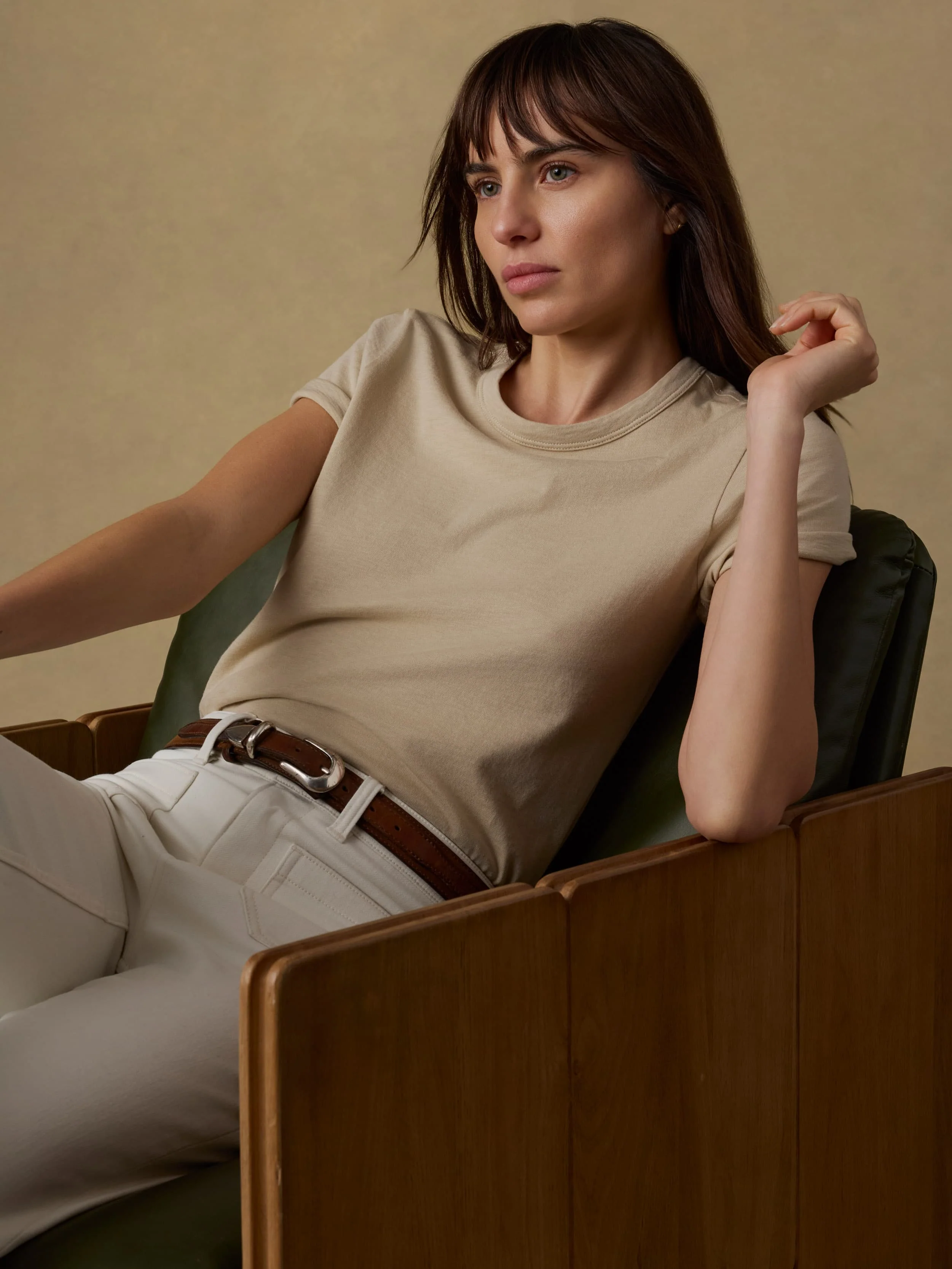Sunwashed Regenerative Tee - White Pepper - Image 2