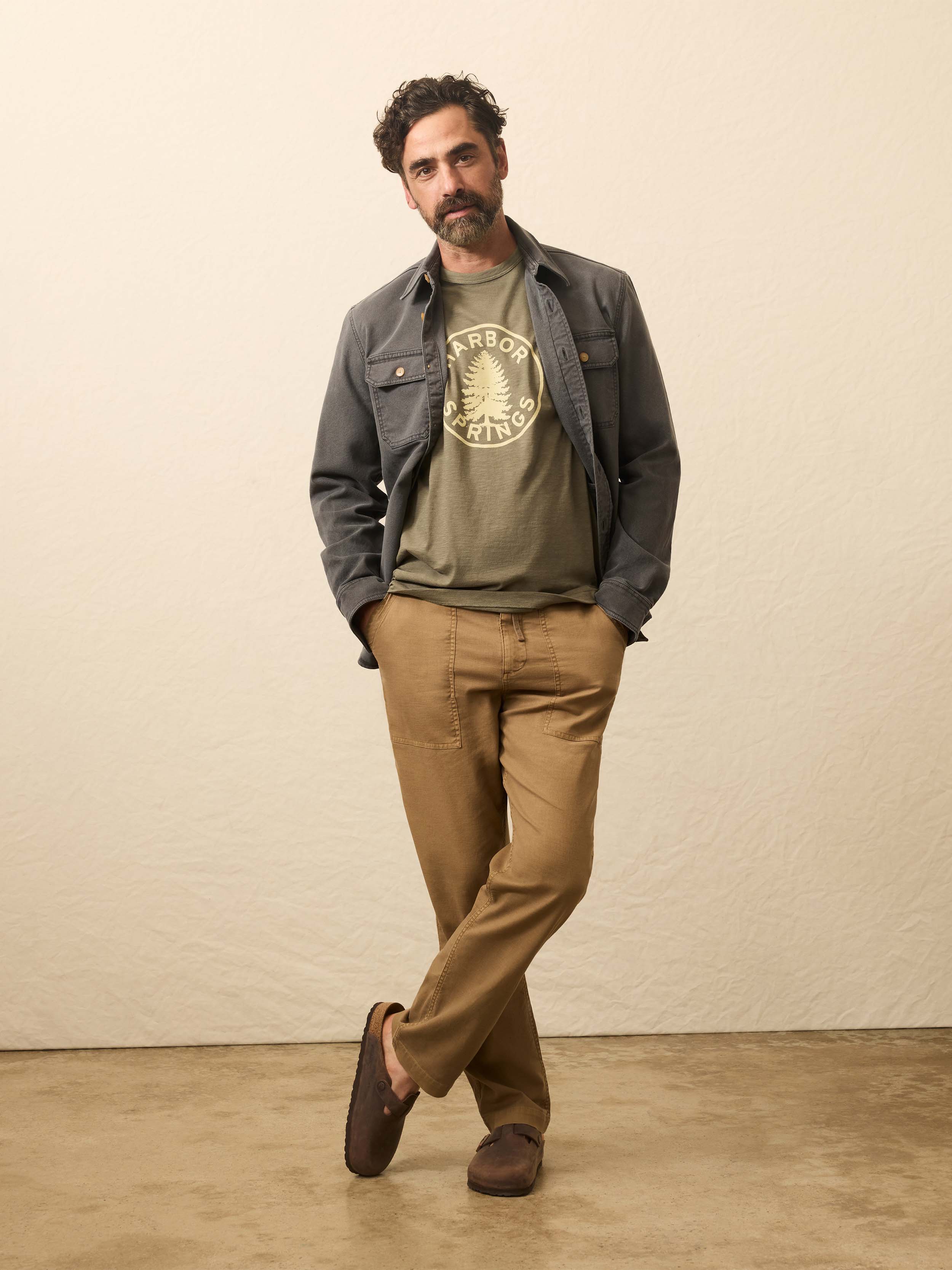 Sunwashed Graphic Tee - Light Pine - Image 4