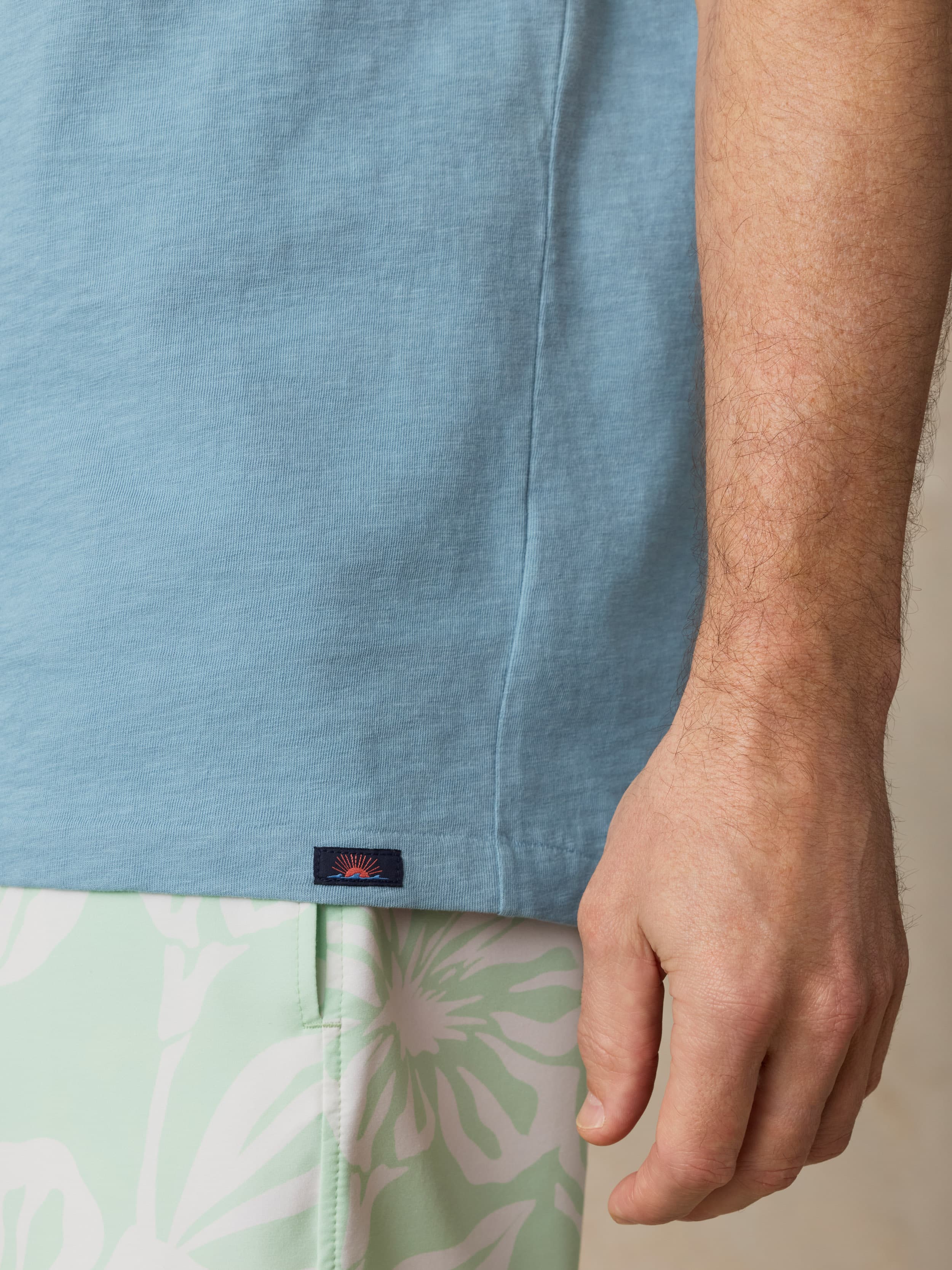 Sunwashed Regenerative Graphic Tee - Stormy Lake - Image 5