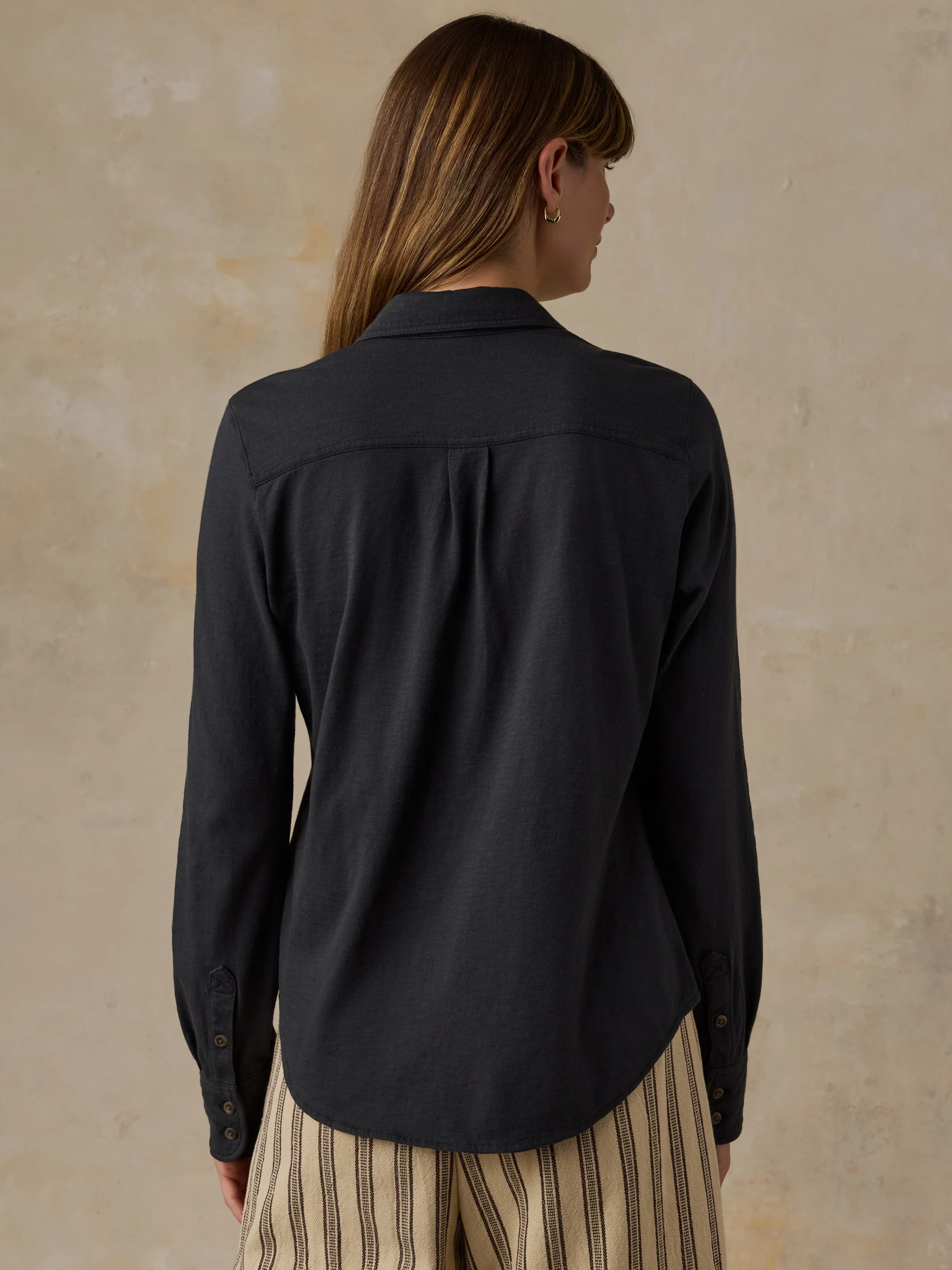 Sunwashed Knit Shirt - Washed Black - Image 3
