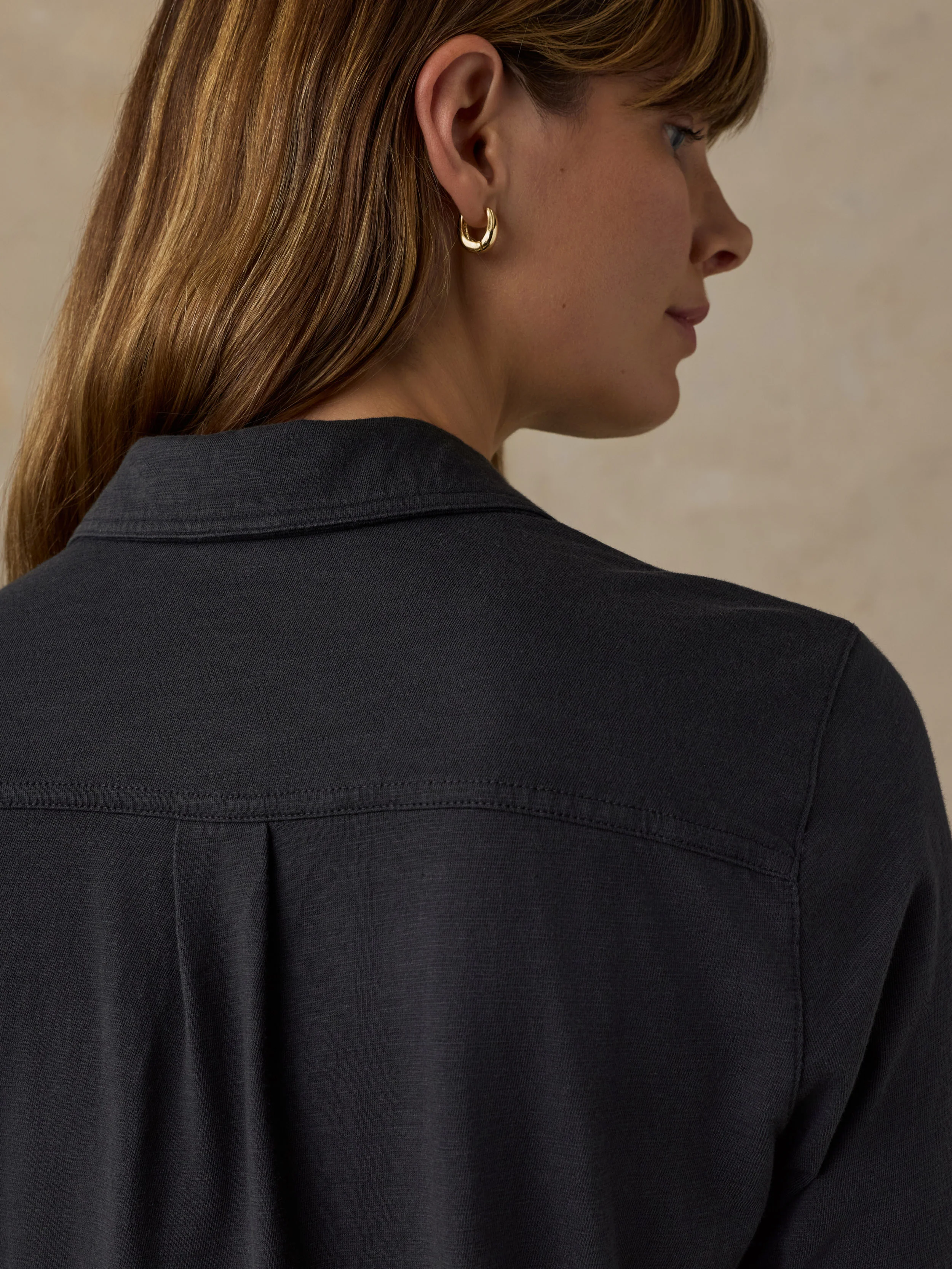 Sunwashed Knit Shirt - Washed Black - Image 5