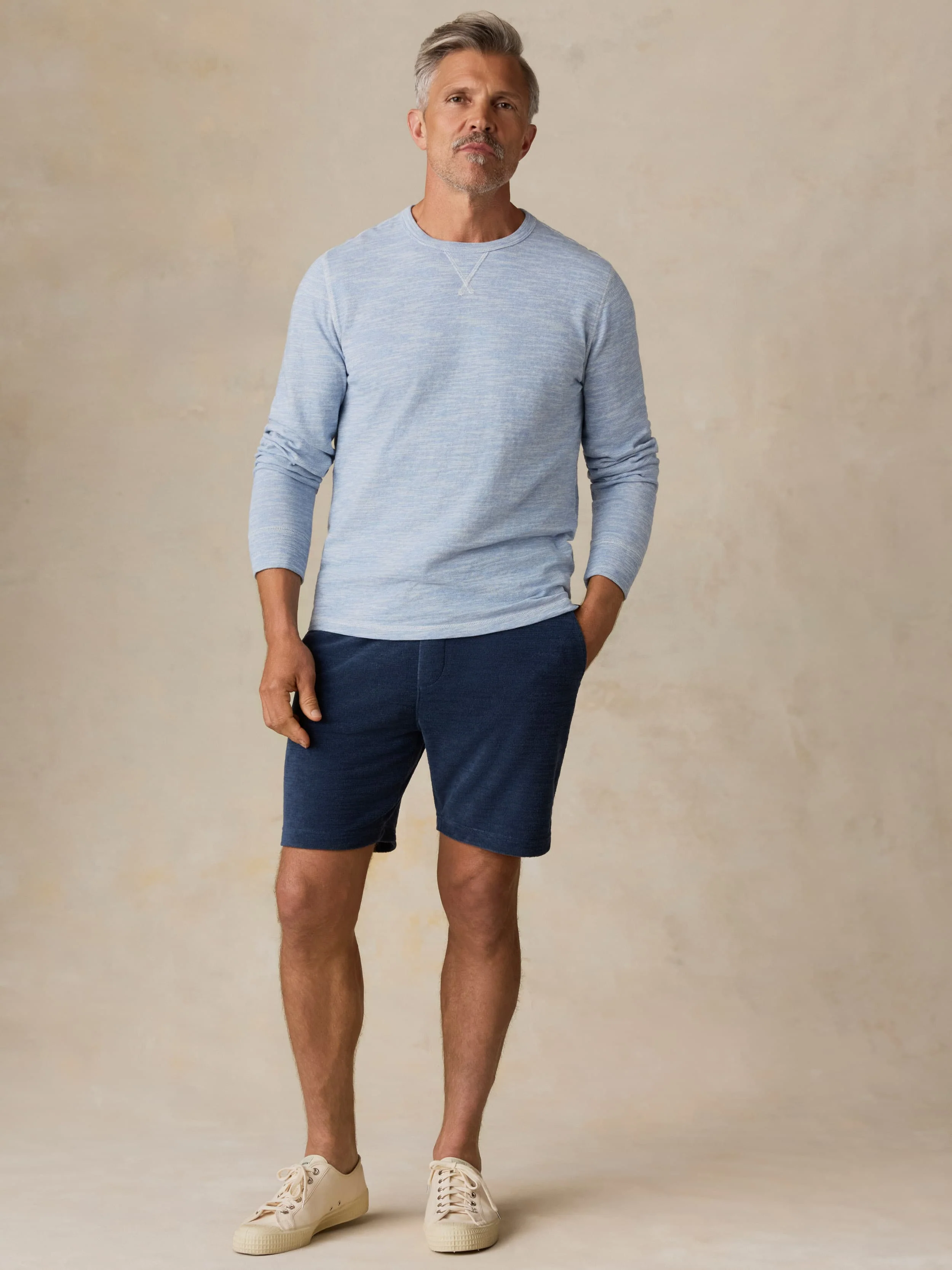 Sunwashed Organic Crew - Blue Ivory Feeder - Image 3