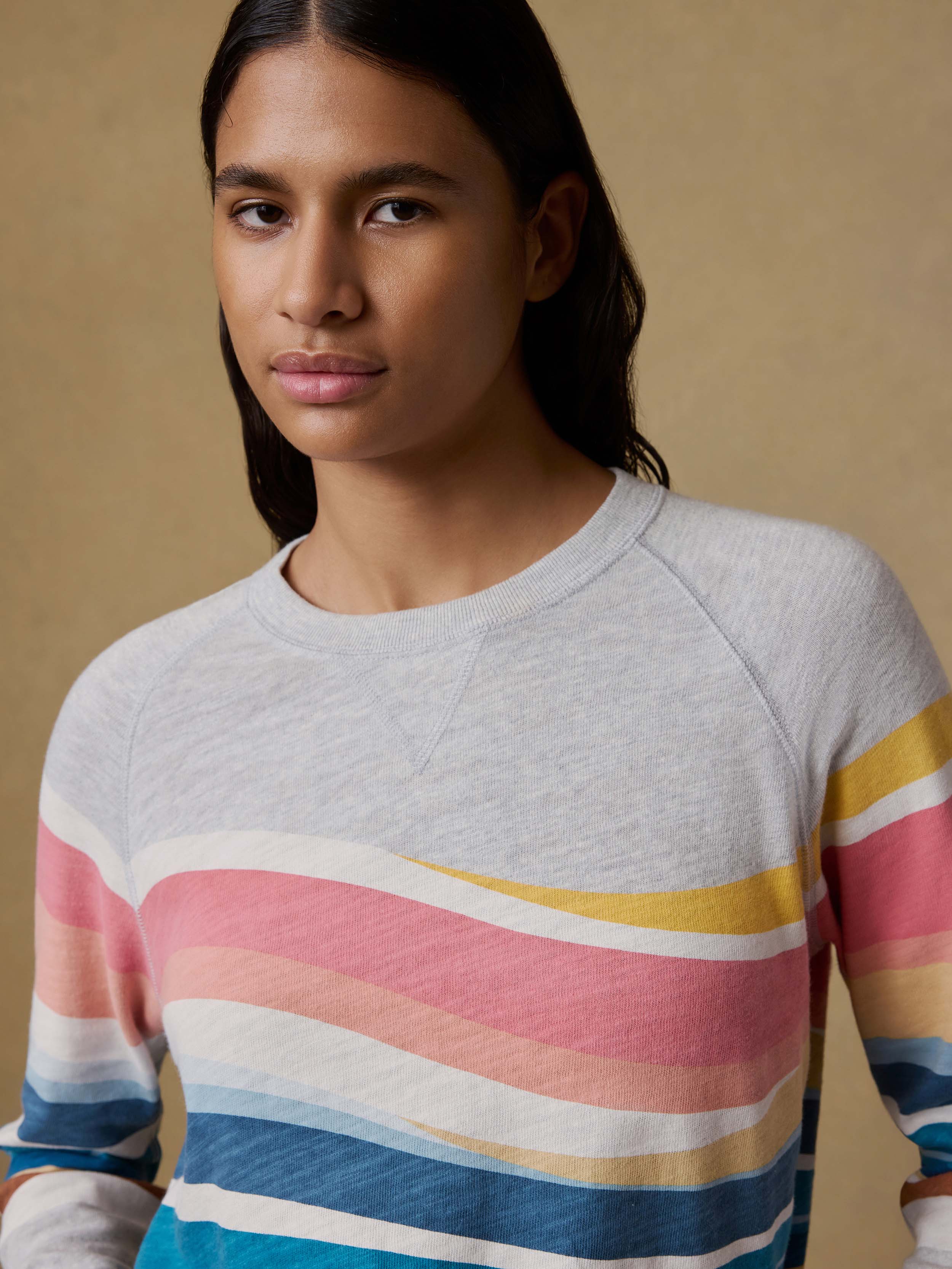 Sunwashed Organic Crewneck - Soleil Waves - Image 5