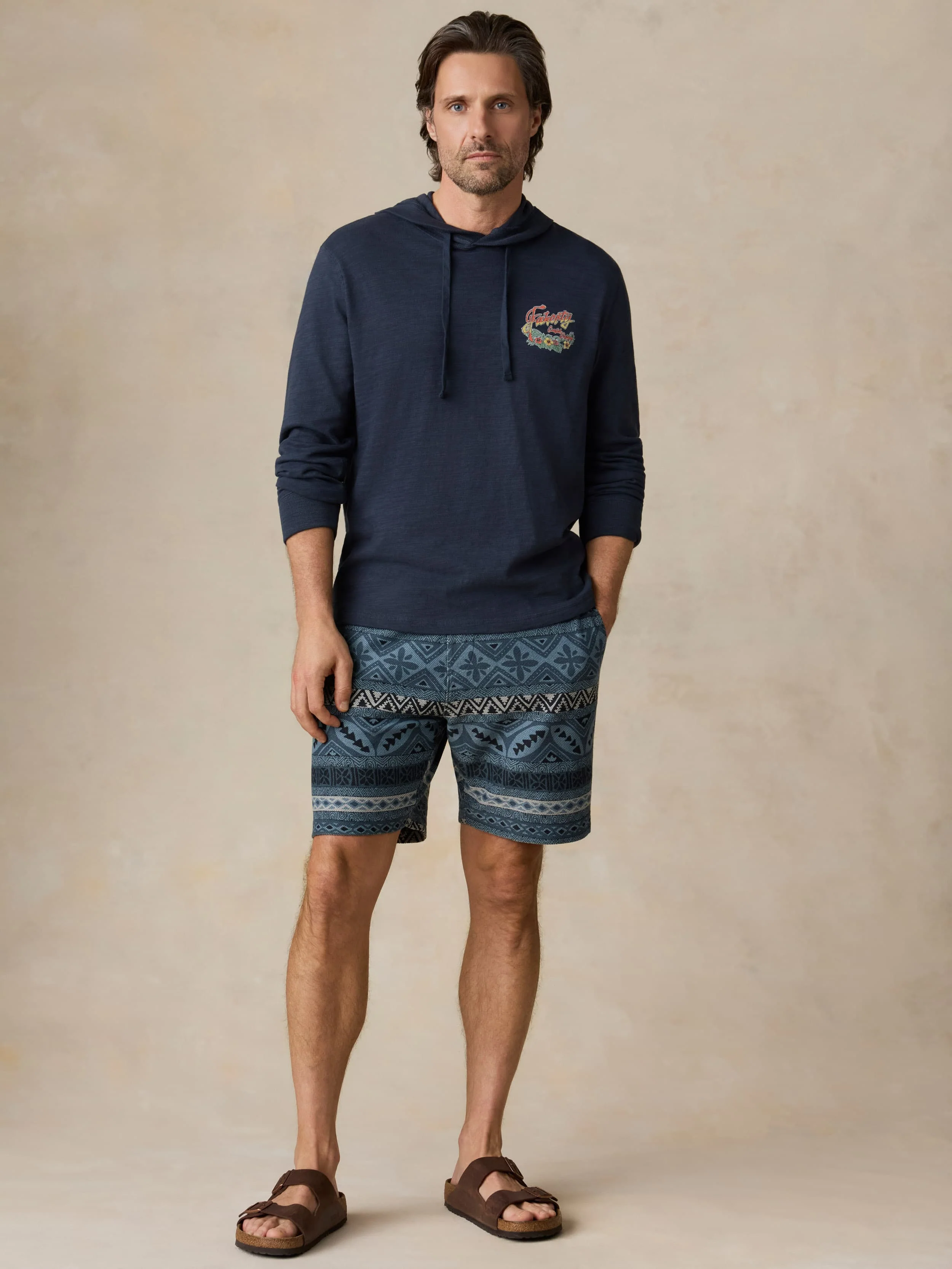 Sunwashed Organic Graphic Hoodie - Blue Nights - Image 7