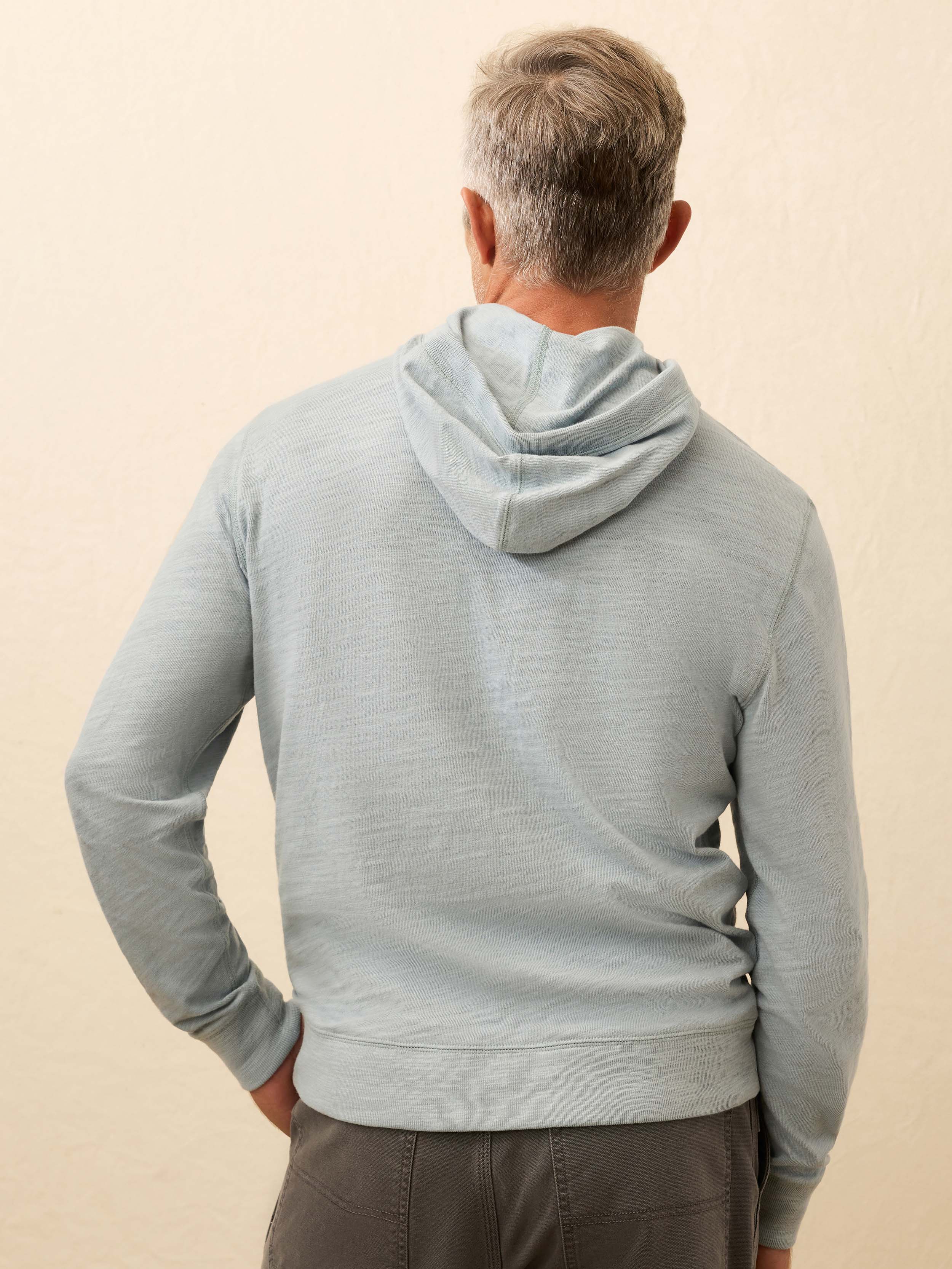 Sunwashed Organic Hoodie - Alaskan Blue - Image 4