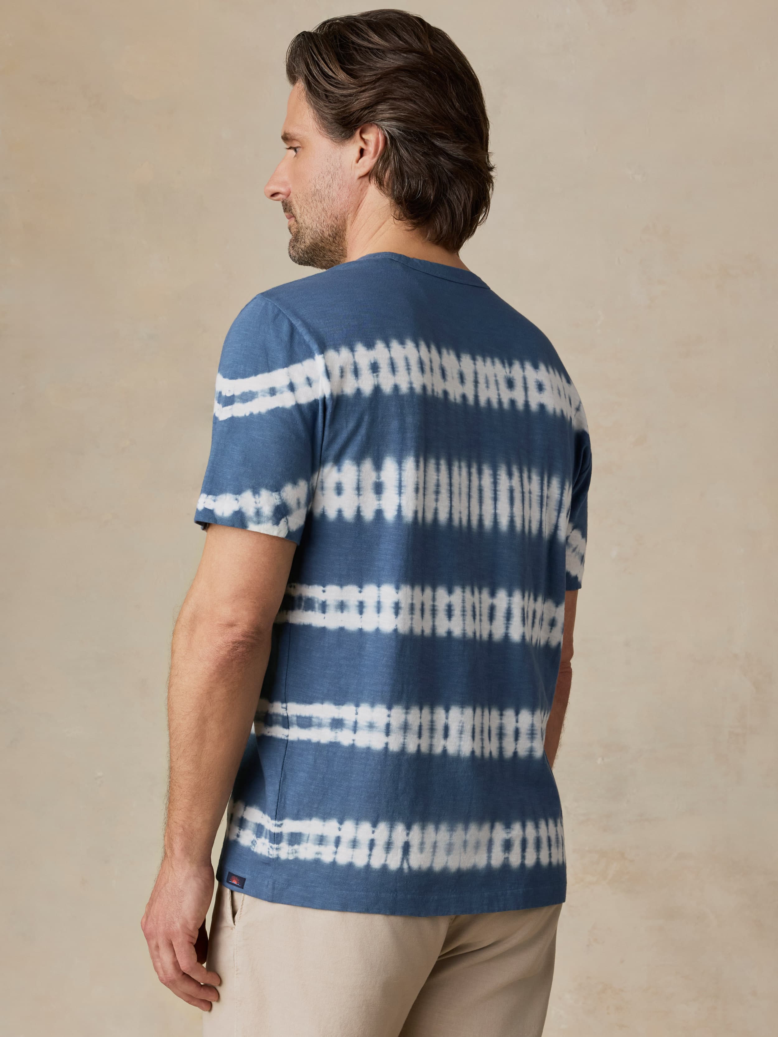 Sunwashed Regenerative Tee - Blue Ravine Tie Dye - Image 5
