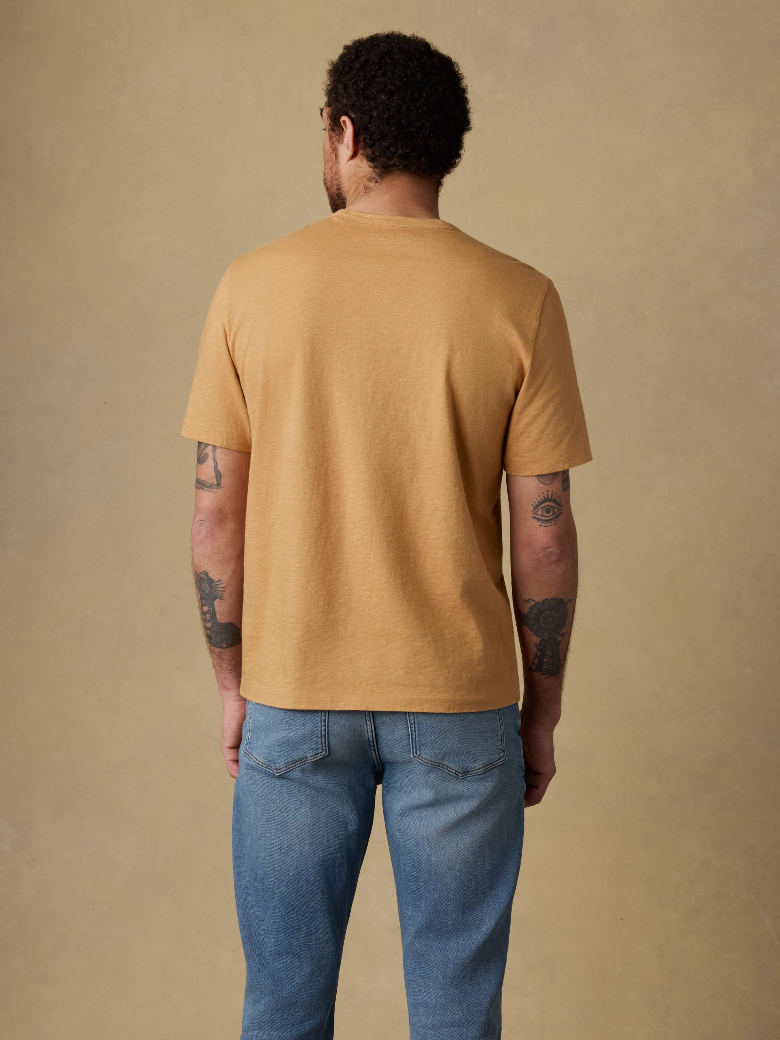 Sunwashed Regenerative Tee - Field Brown - Image 3