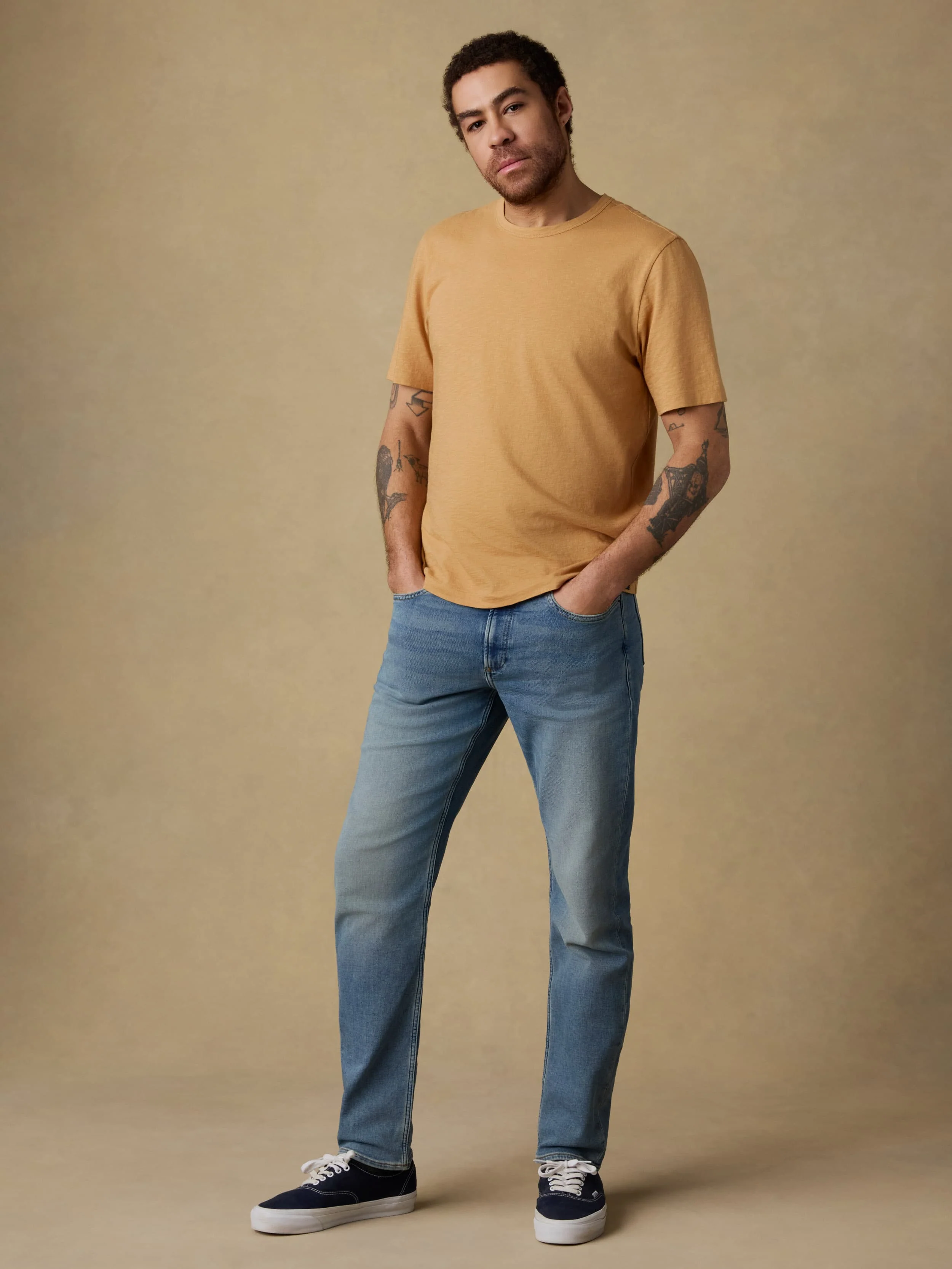 Sunwashed Regenerative Tee - Field Brown - Image 6