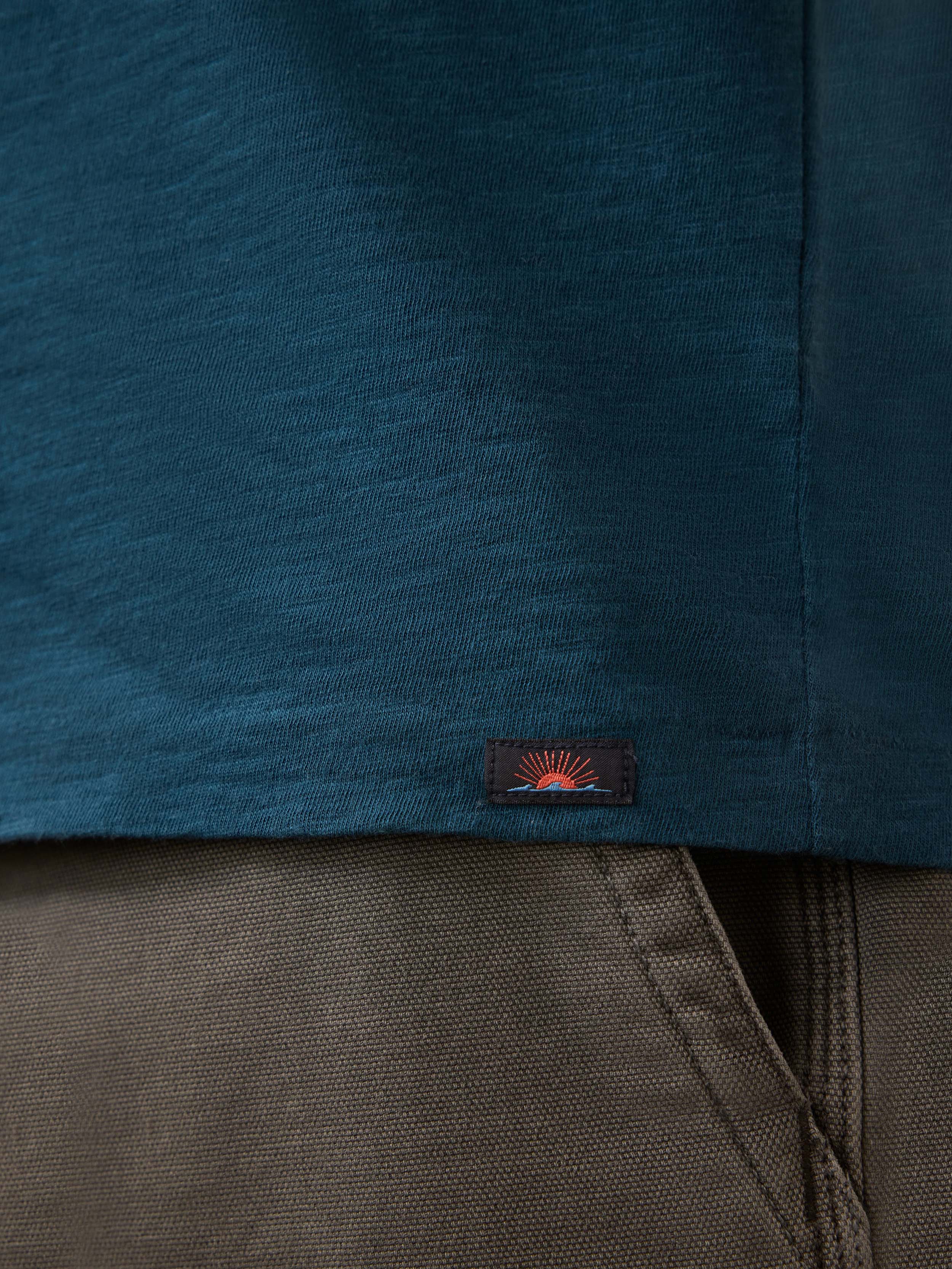 Sunwashed Regenerative Tee - Ocean Storm - Image 6