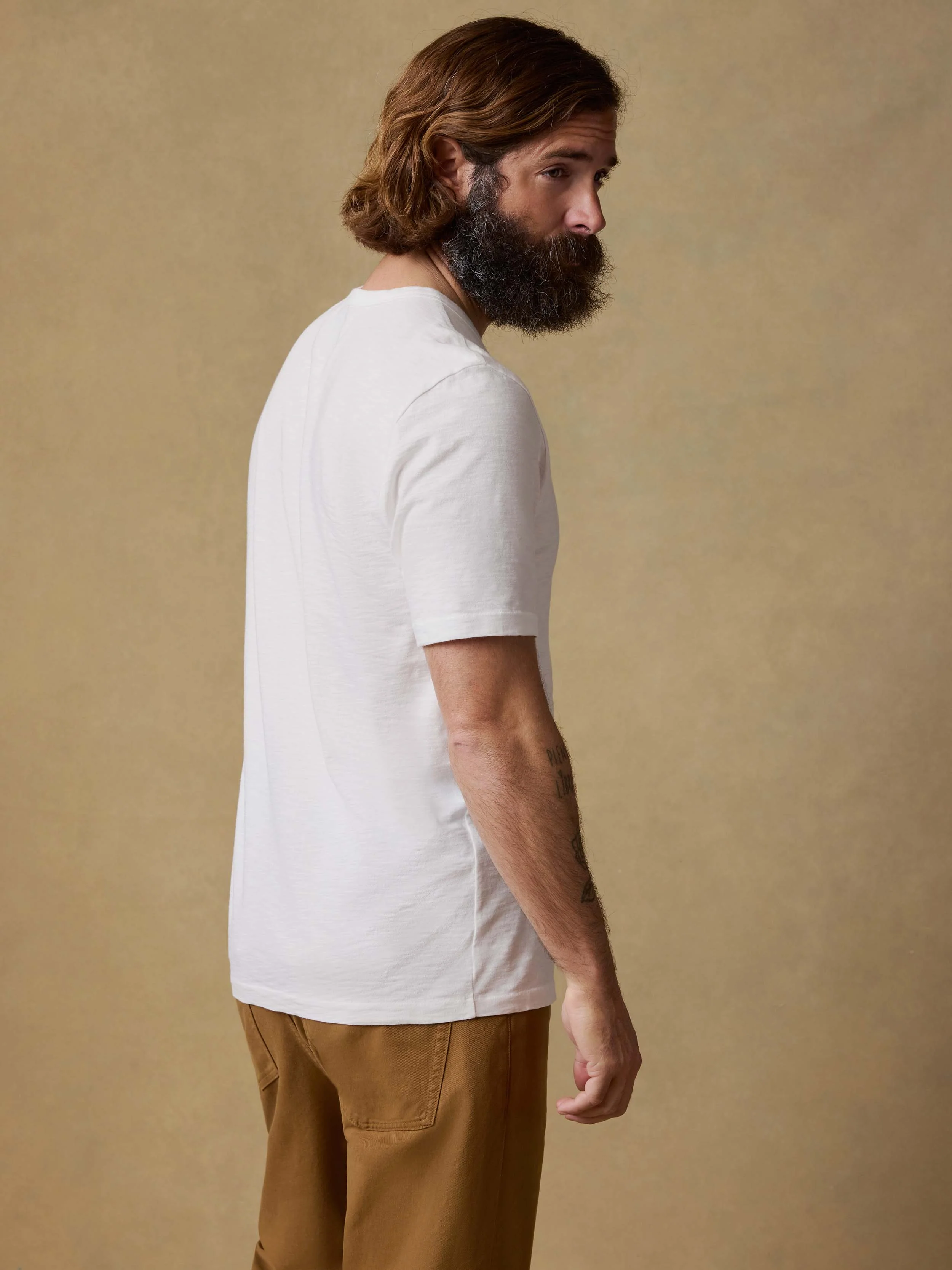 Sunwashed Regenerative Tee - White - Image 3