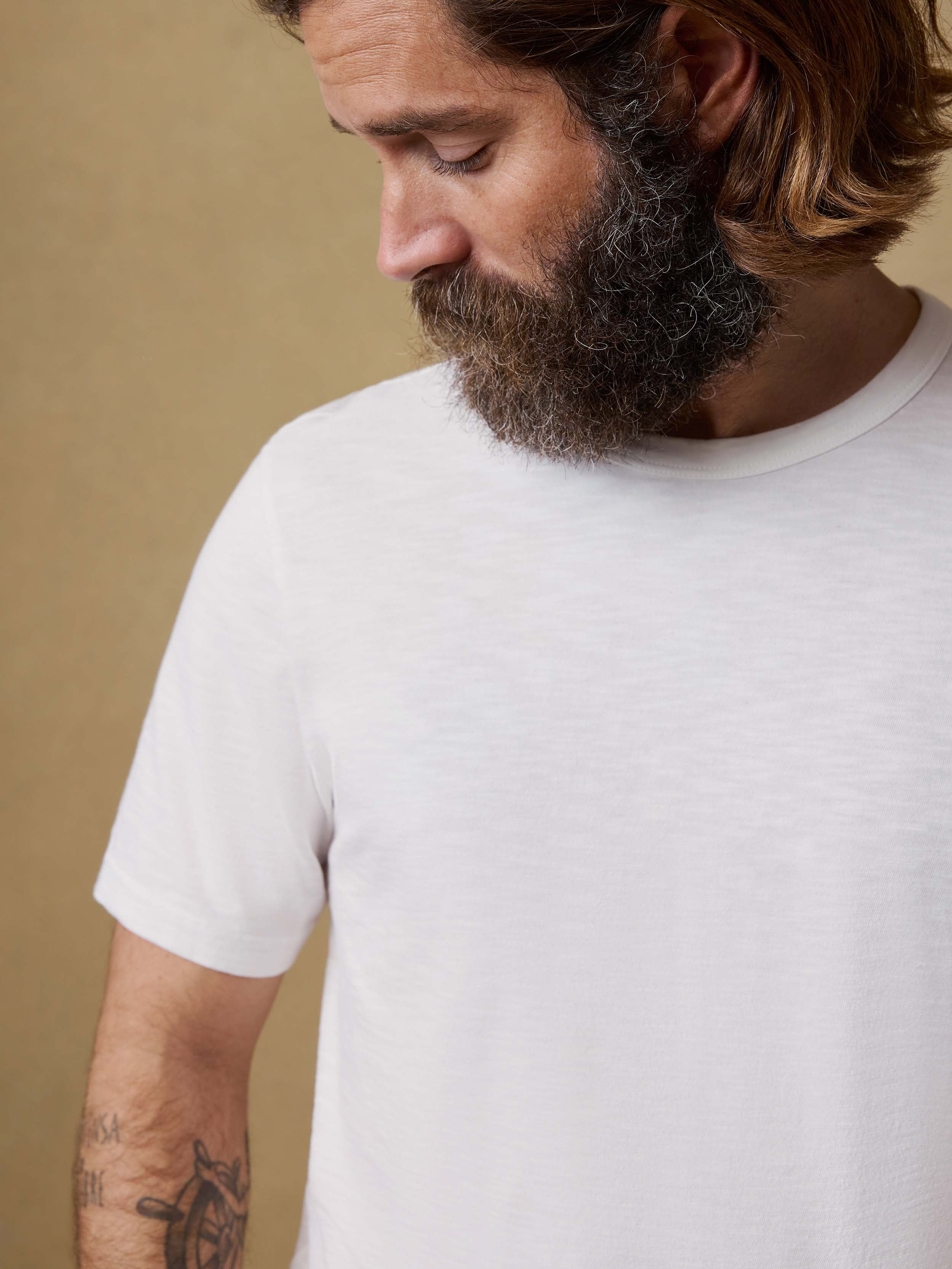 Sunwashed Regenerative Tee - White - Image 4