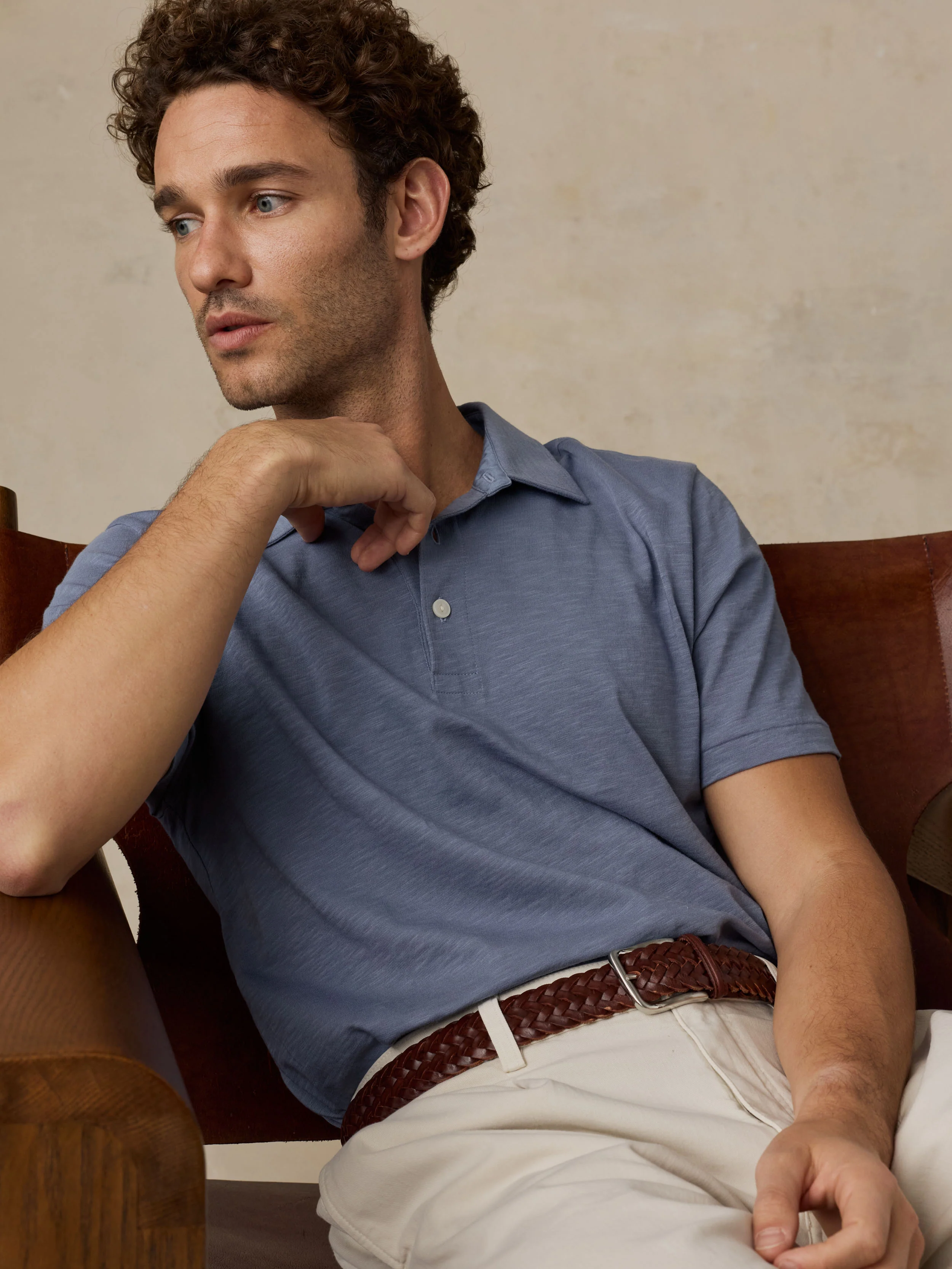 Sunwashed T-Shirt Polo - Flint - Image 2