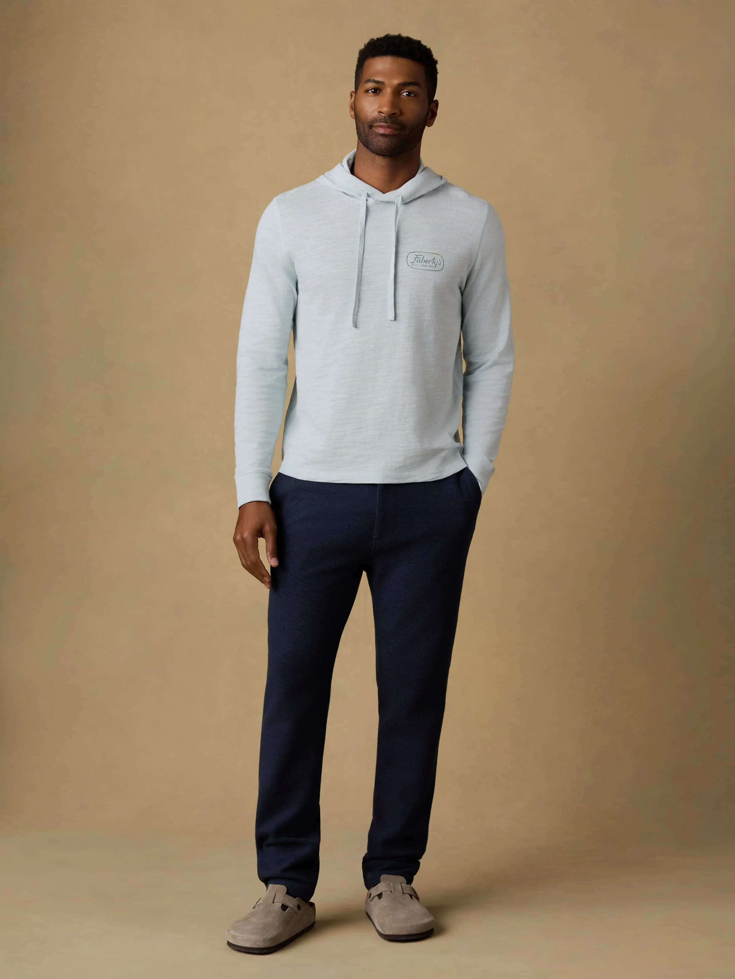 Surf Shop Sunwashed Organic Hoodie - Sky - Image 6