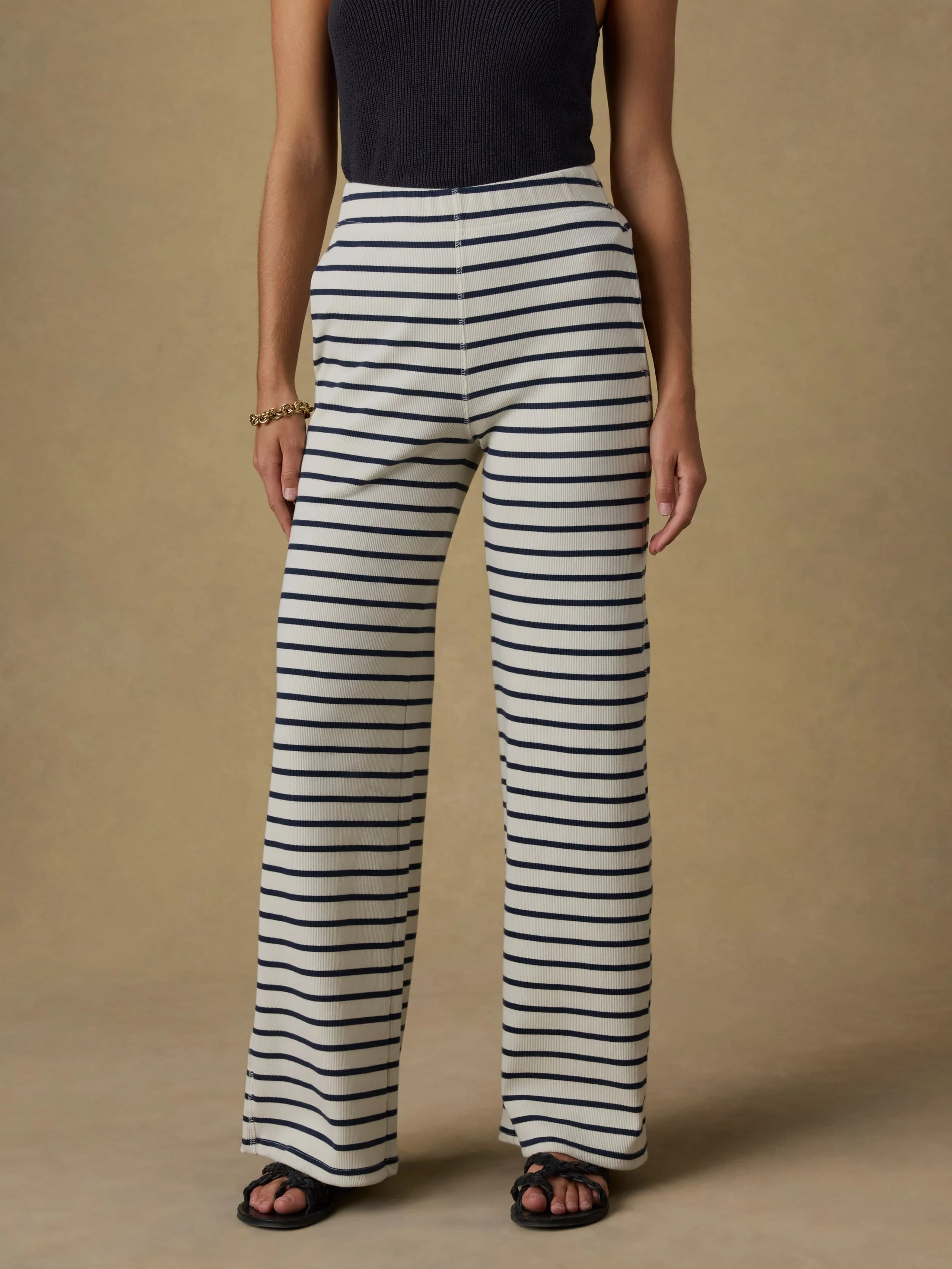 Surfside Rib Pant - Salt Air Stripe - Image 2