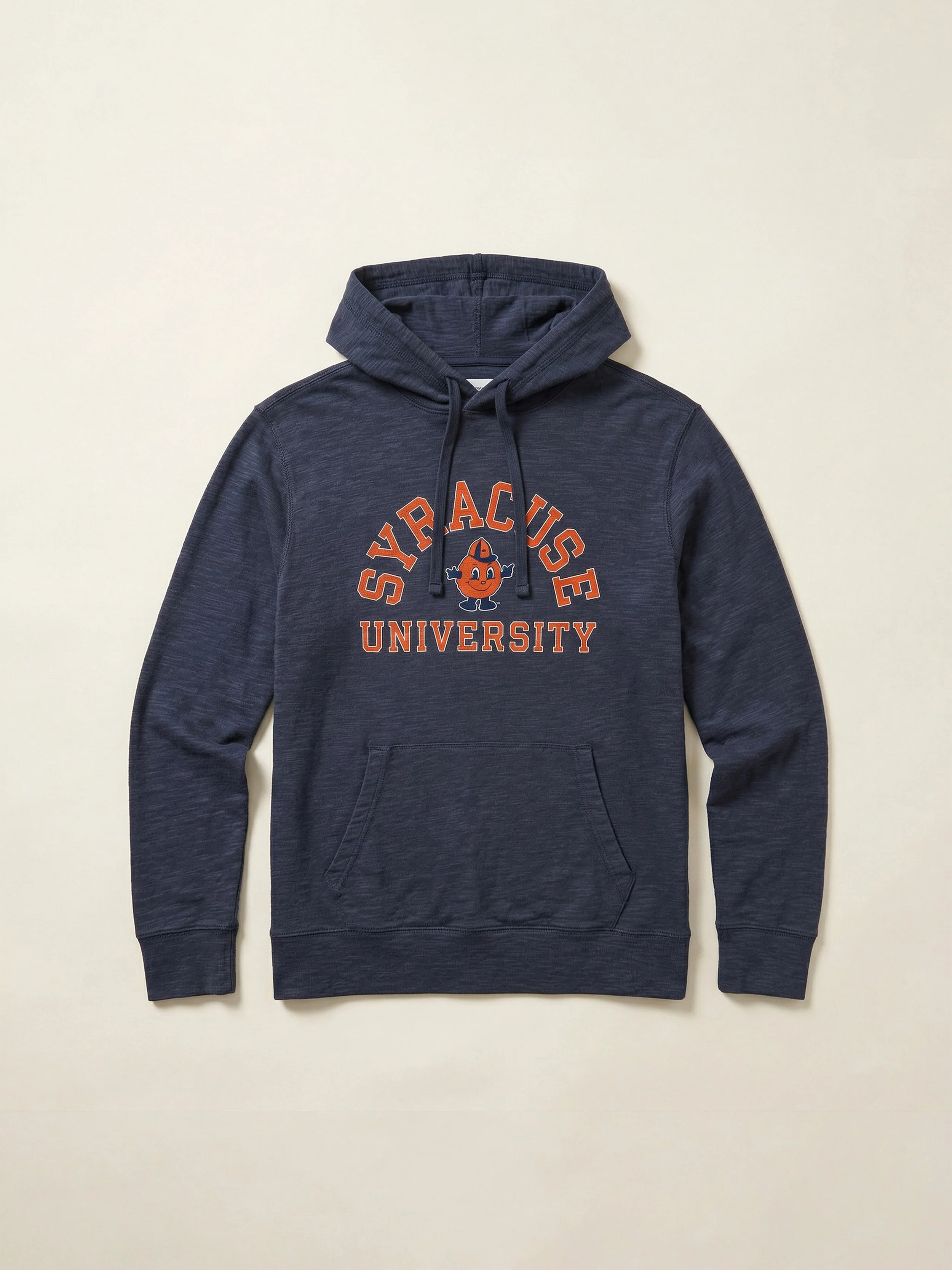 Syracuse University Sunwashed Slub Hoodie - Blue Nights - Image 2