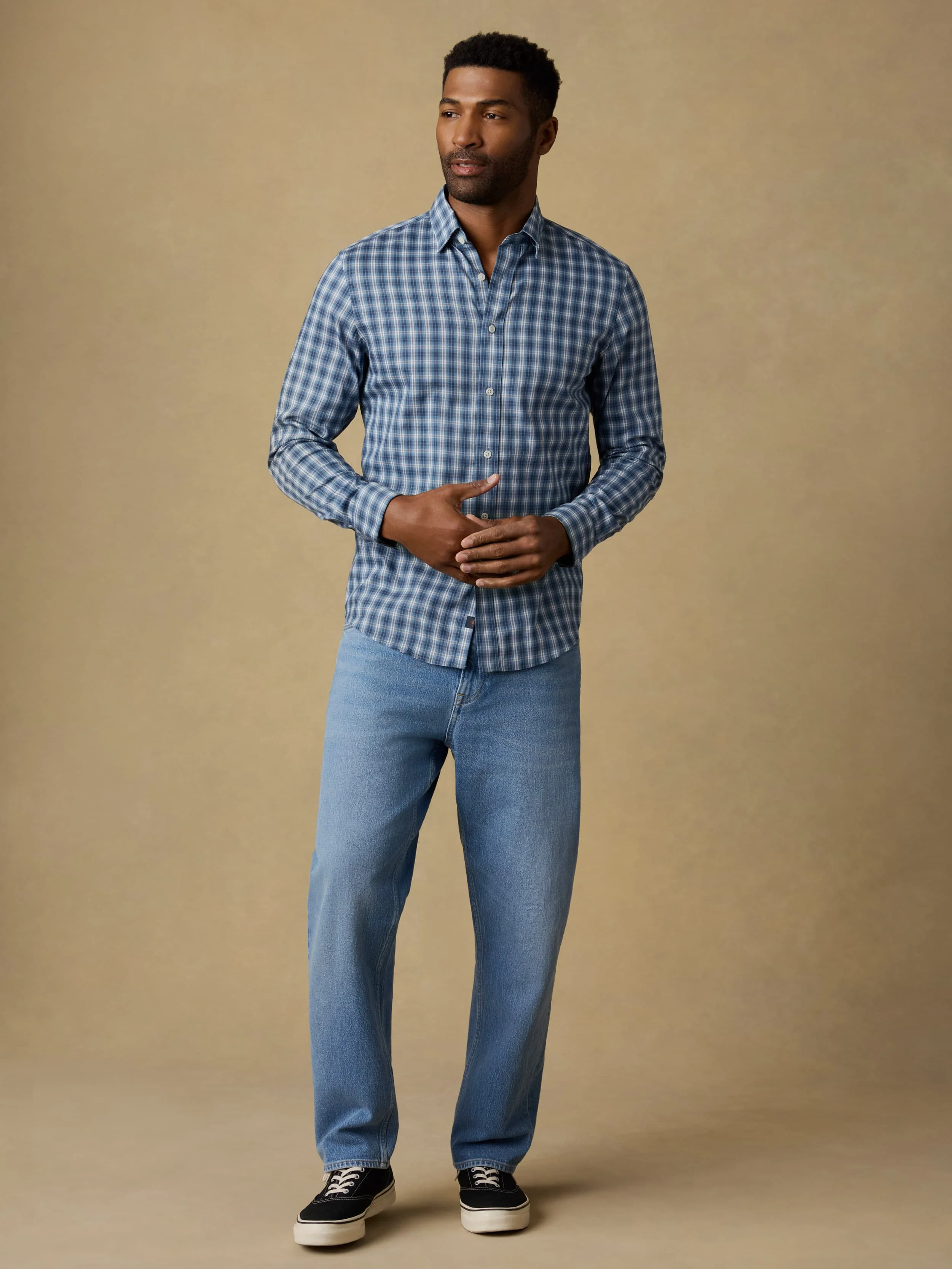 The Movement™ Shirt - Azure Night Plaid - Image 4
