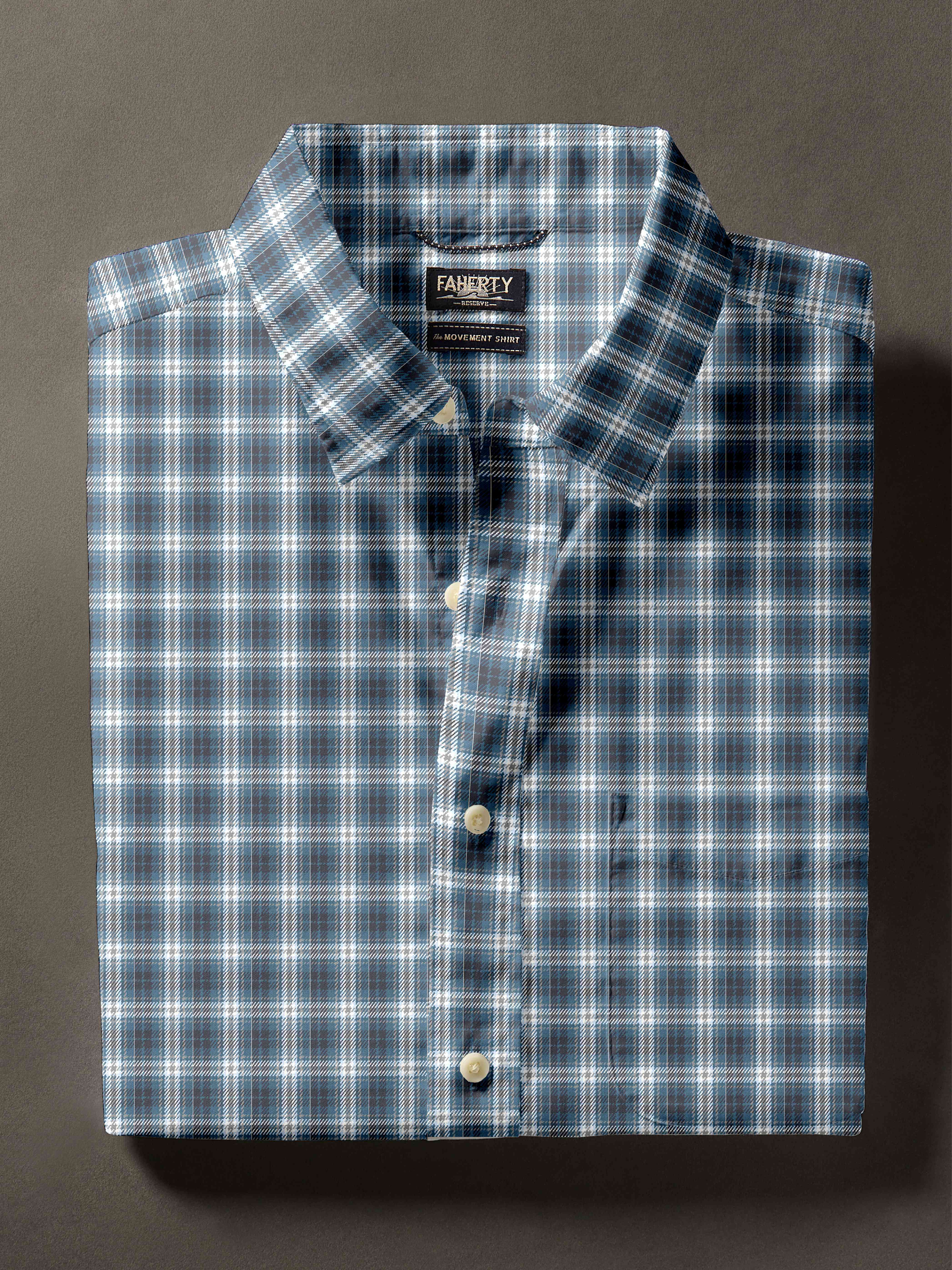 The Movement™ Shirt - Azure Night Plaid - Image 7