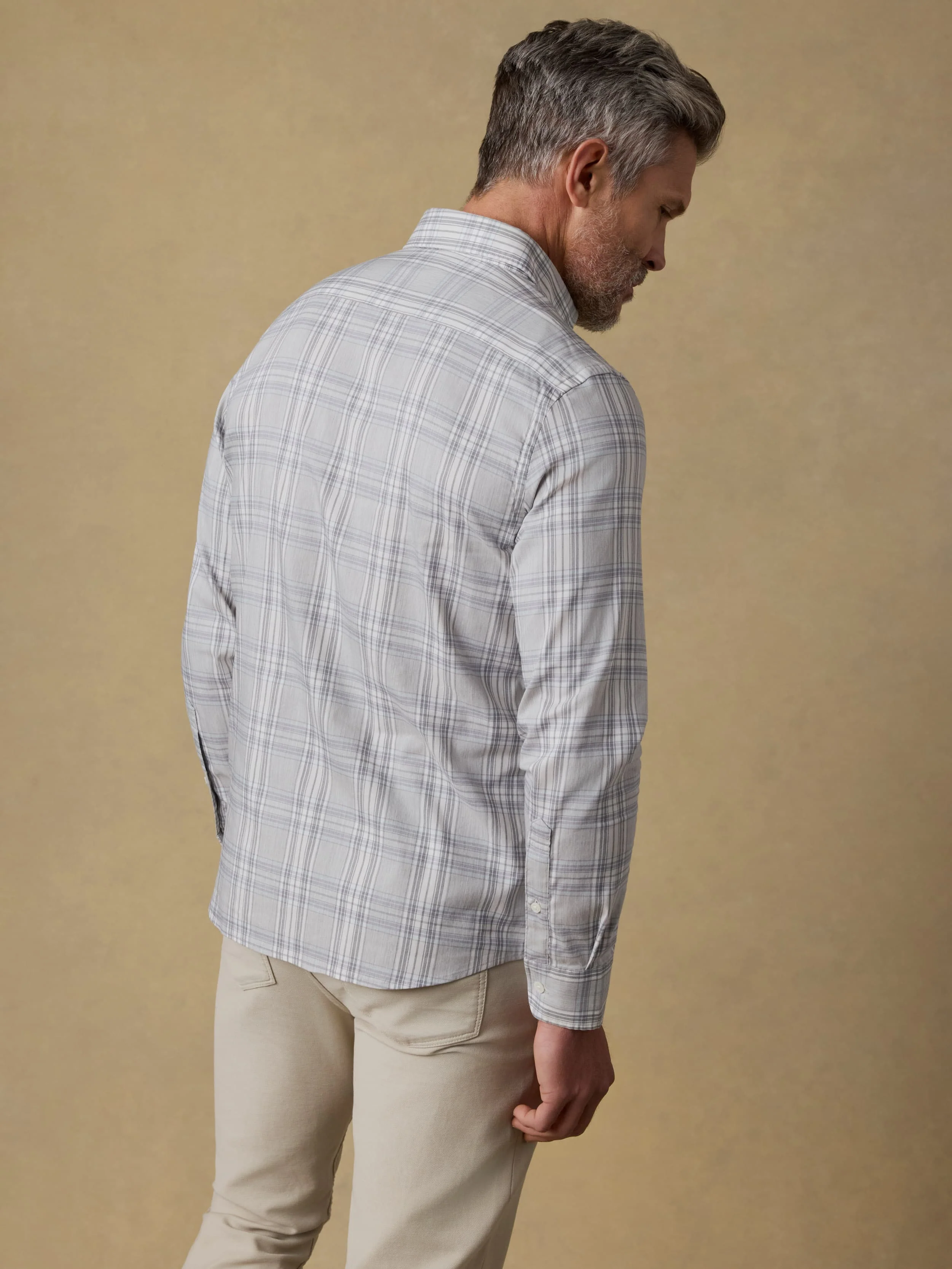 The Movement™ Shirt - Grey Cloud Plaid - Image 3
