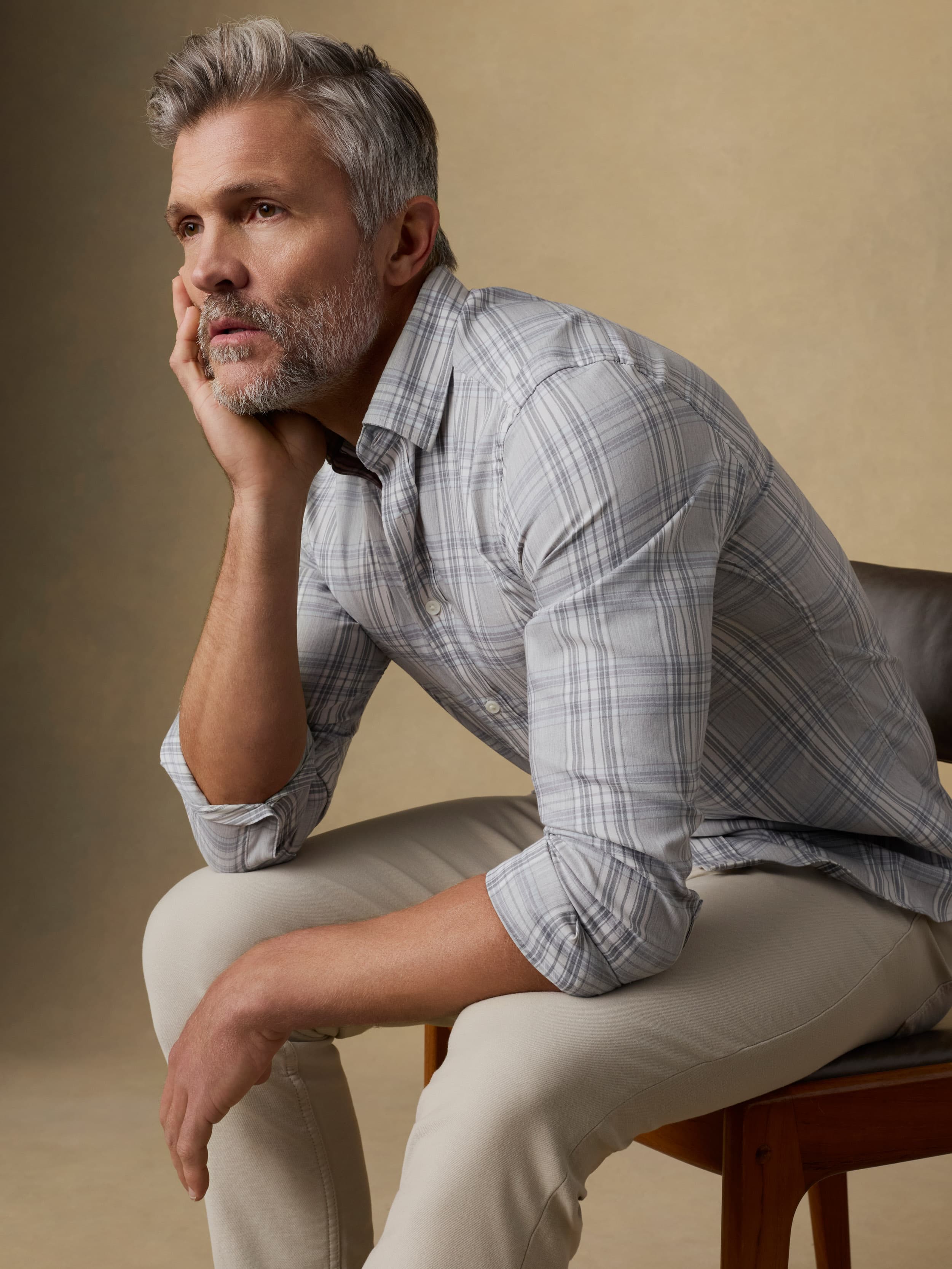 The Movement™ Shirt - Grey Cloud Plaid - Image 6