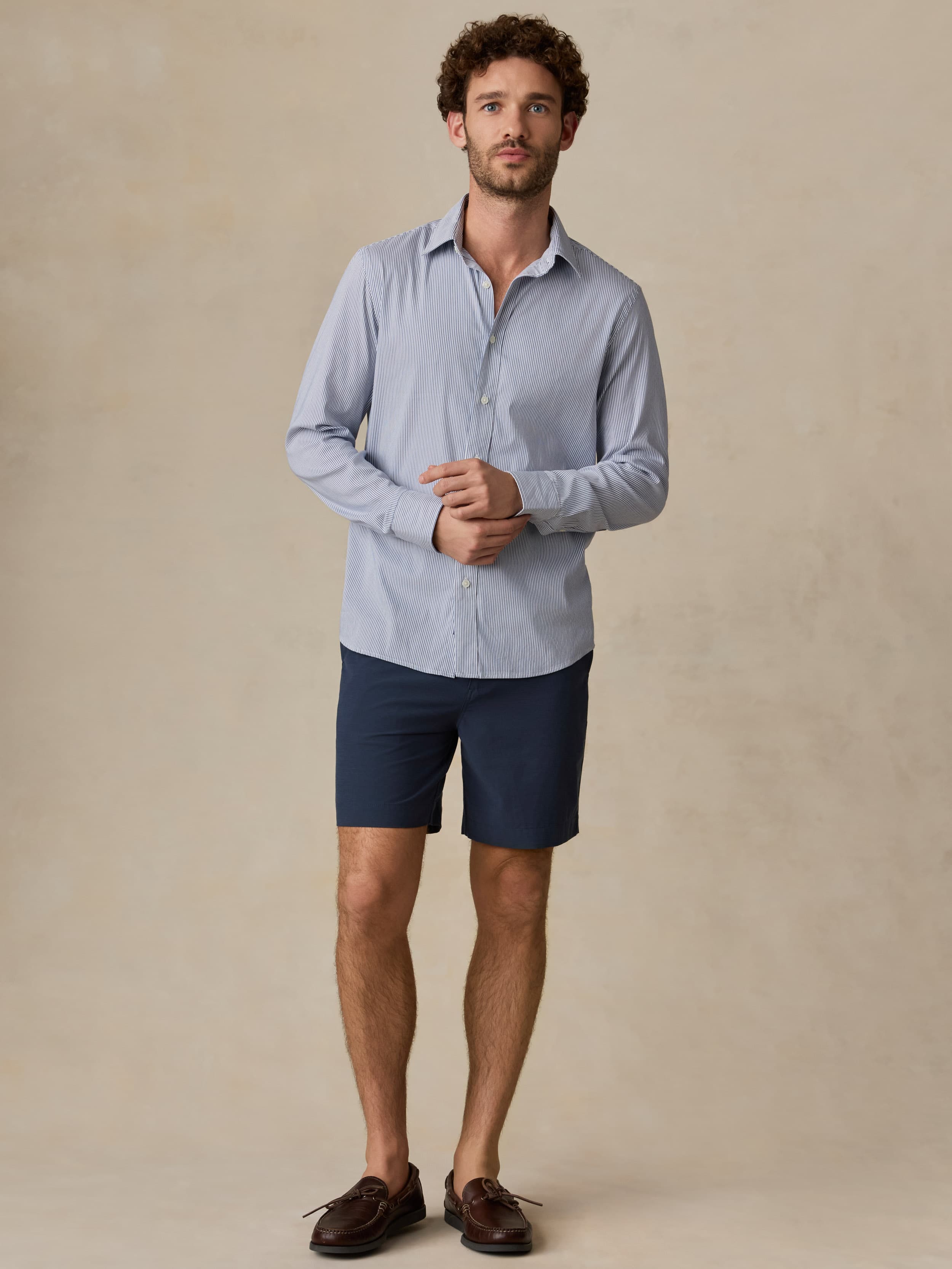 The Movement™ Shirt - Sapphire Cloud Stripe - Image 6