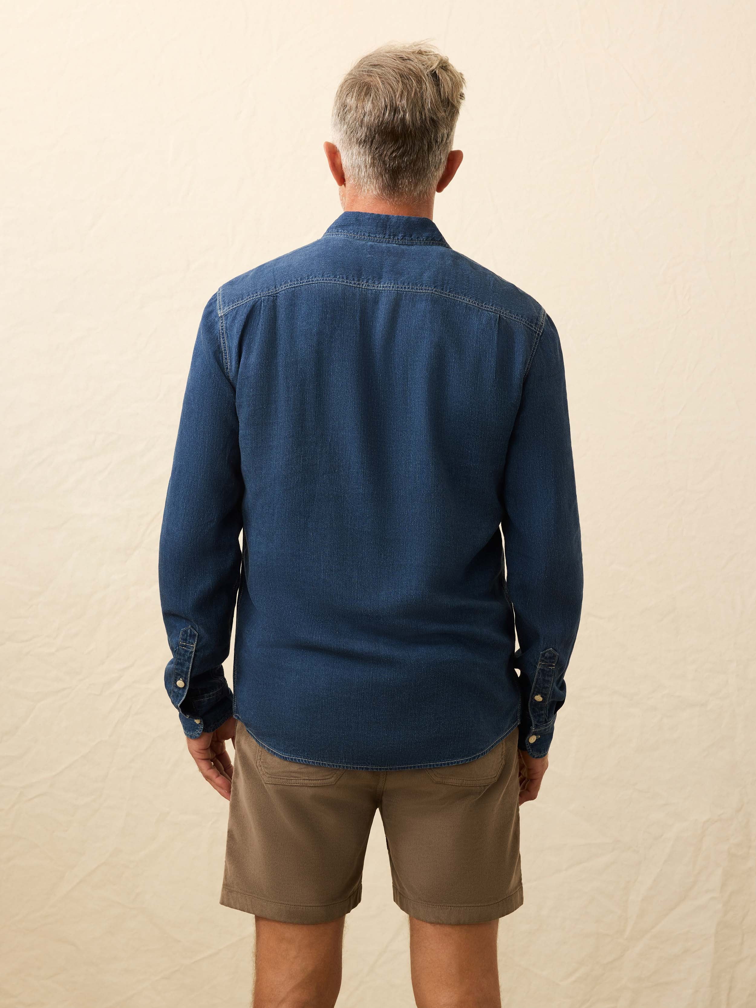 Tried & True Chambray Workshirt - Night Lagoon Wash - Image 3