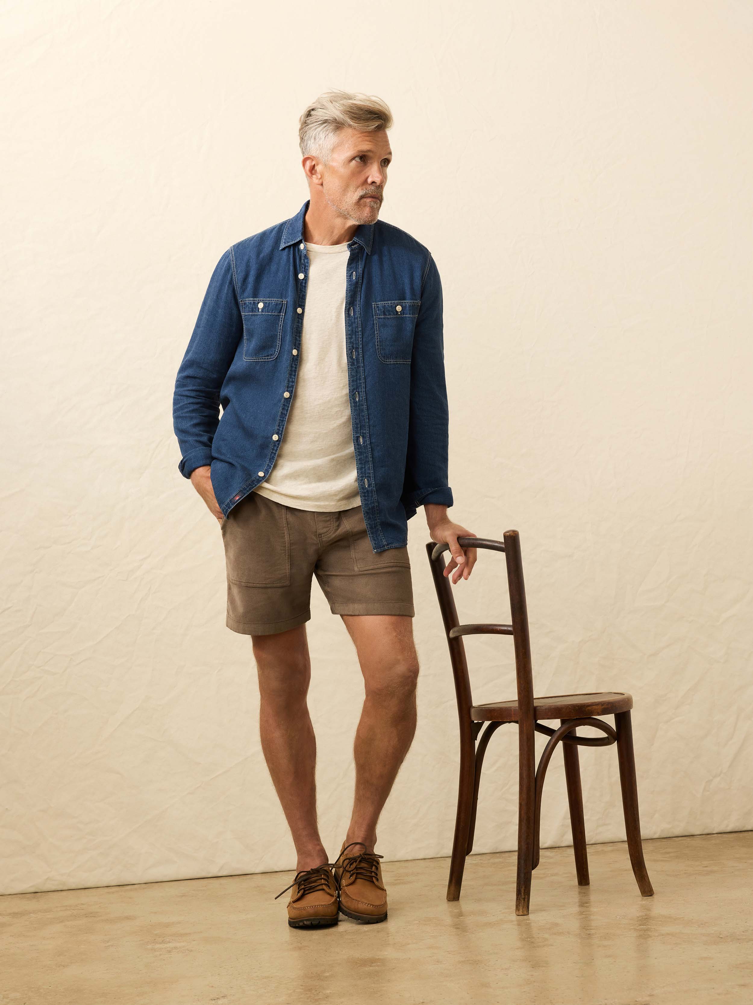 Tried & True Chambray Workshirt - Night Lagoon Wash - Image 4