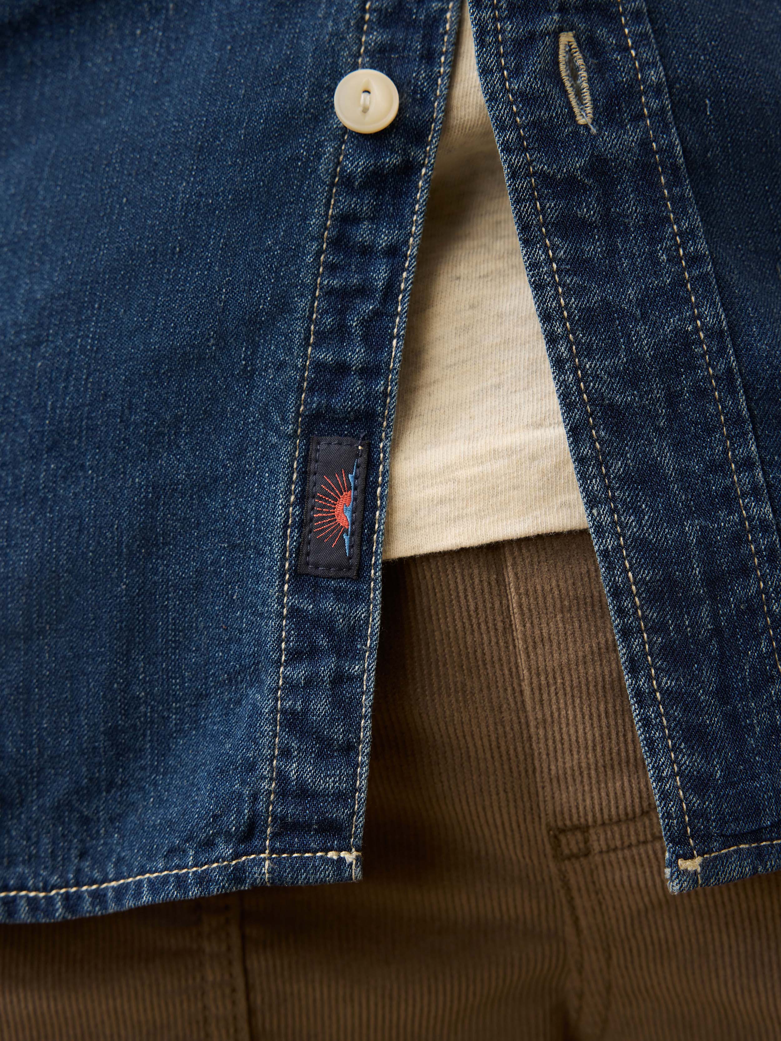 Tried & True Chambray Workshirt - Night Lagoon Wash - Image 5