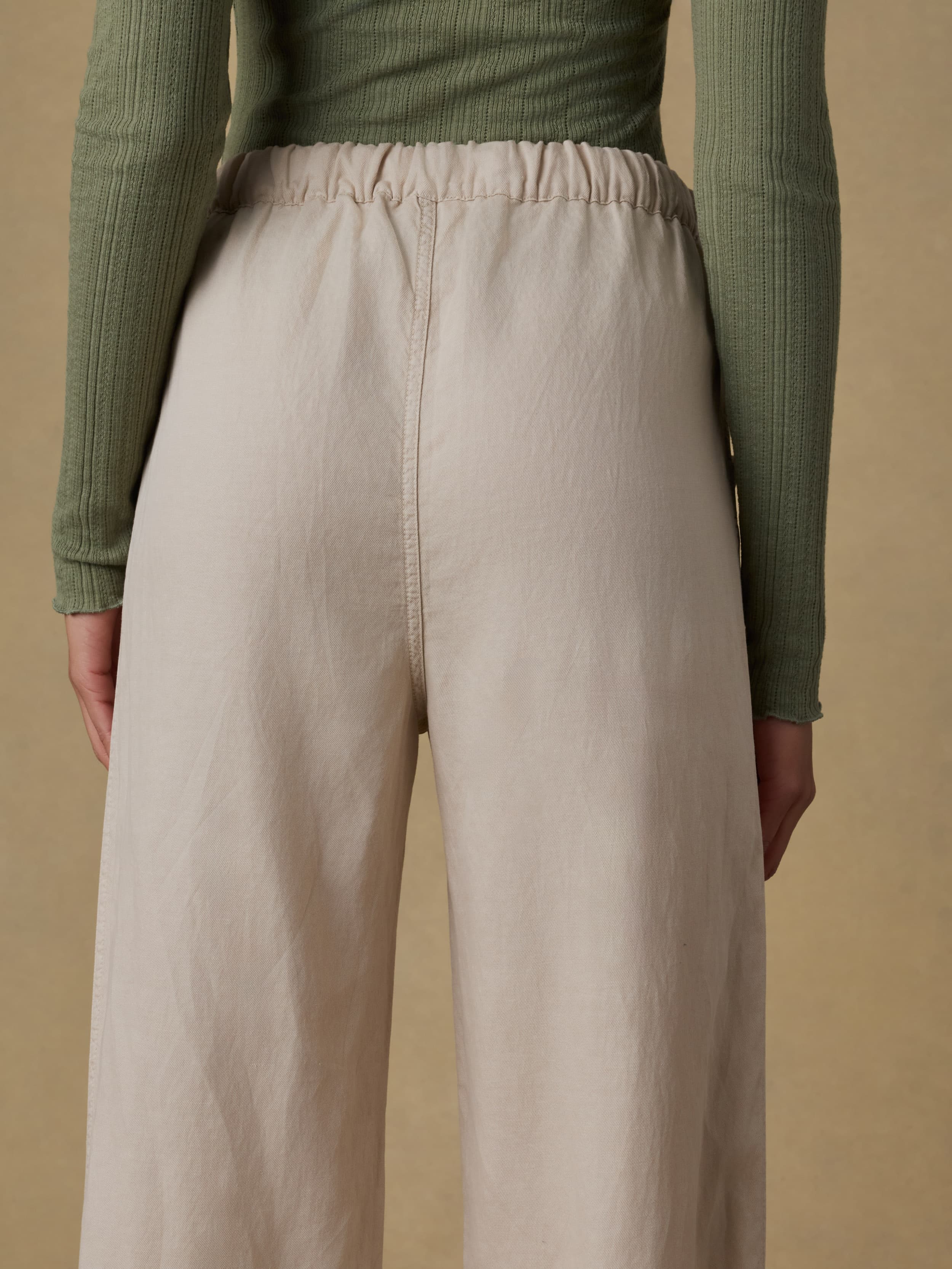 Topanga Drape Ankle Pant - Wheaten - Image 5