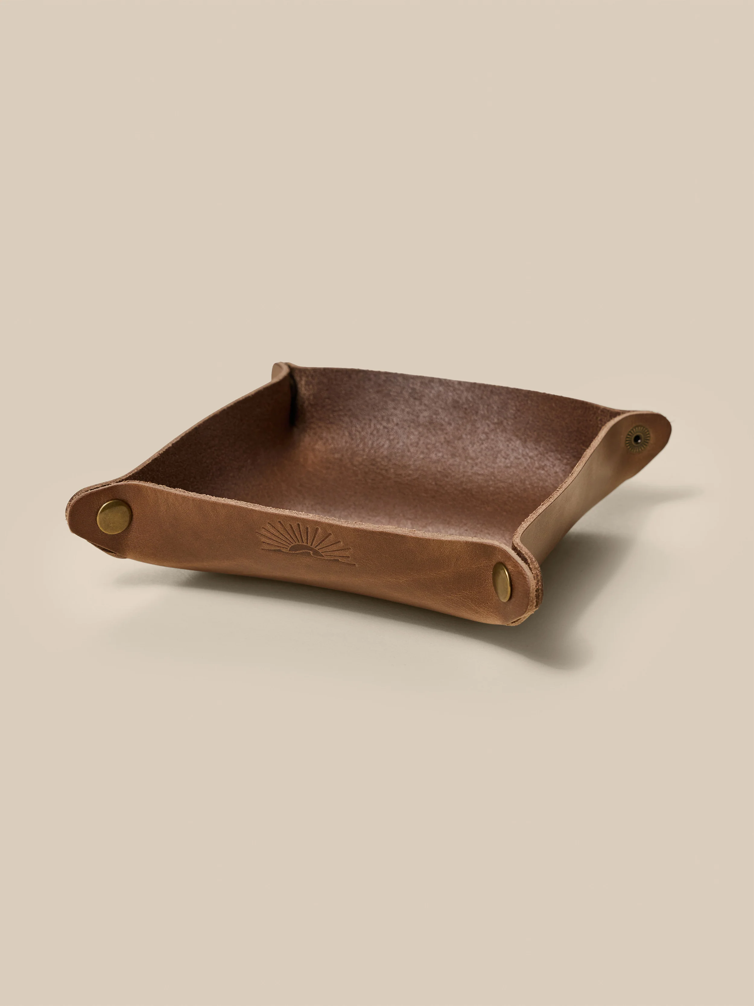 Leather Valet Tray - Natural - Image 3