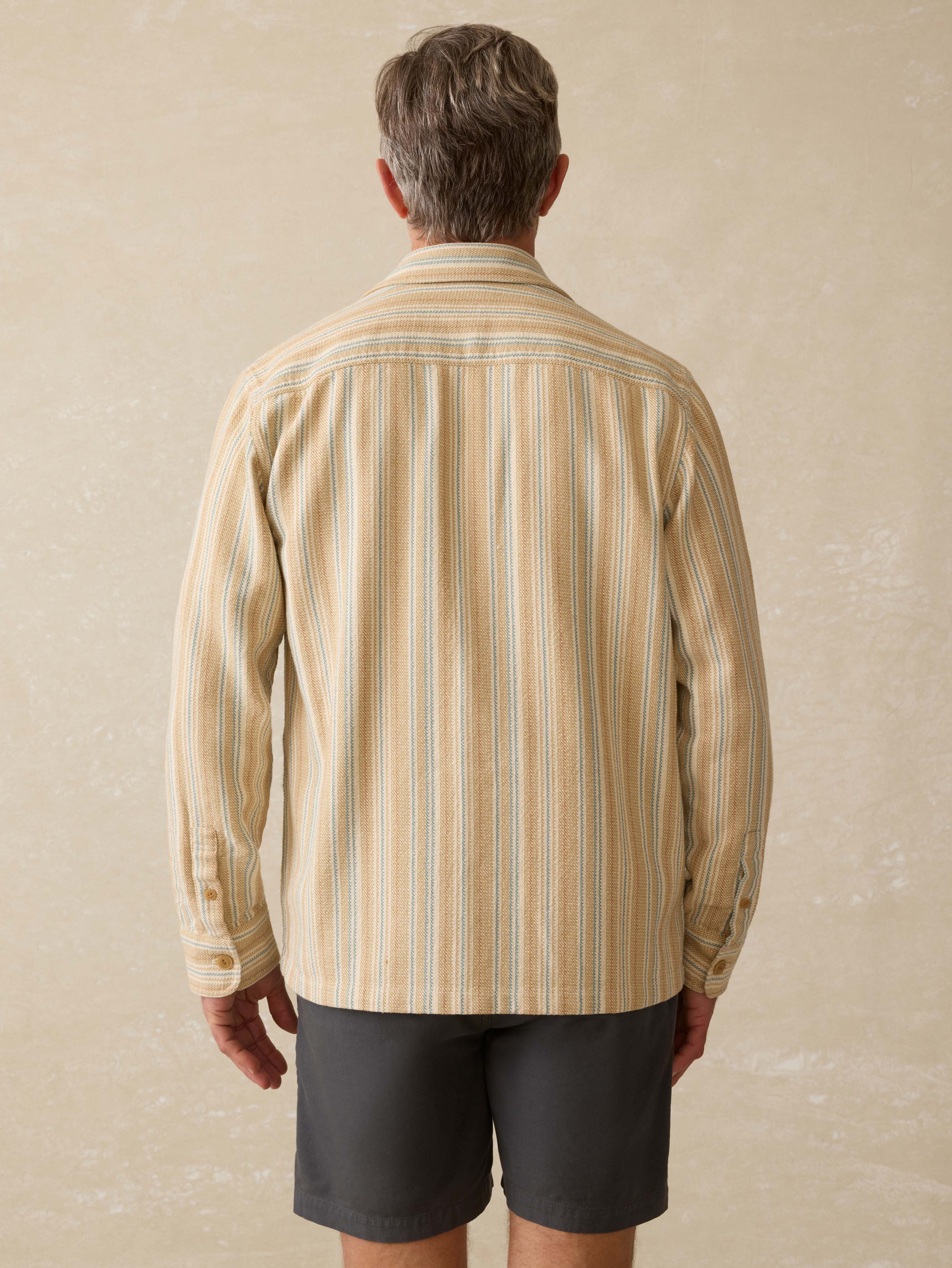 Vista Overshirt - Golden Hour Stripe - Image 4