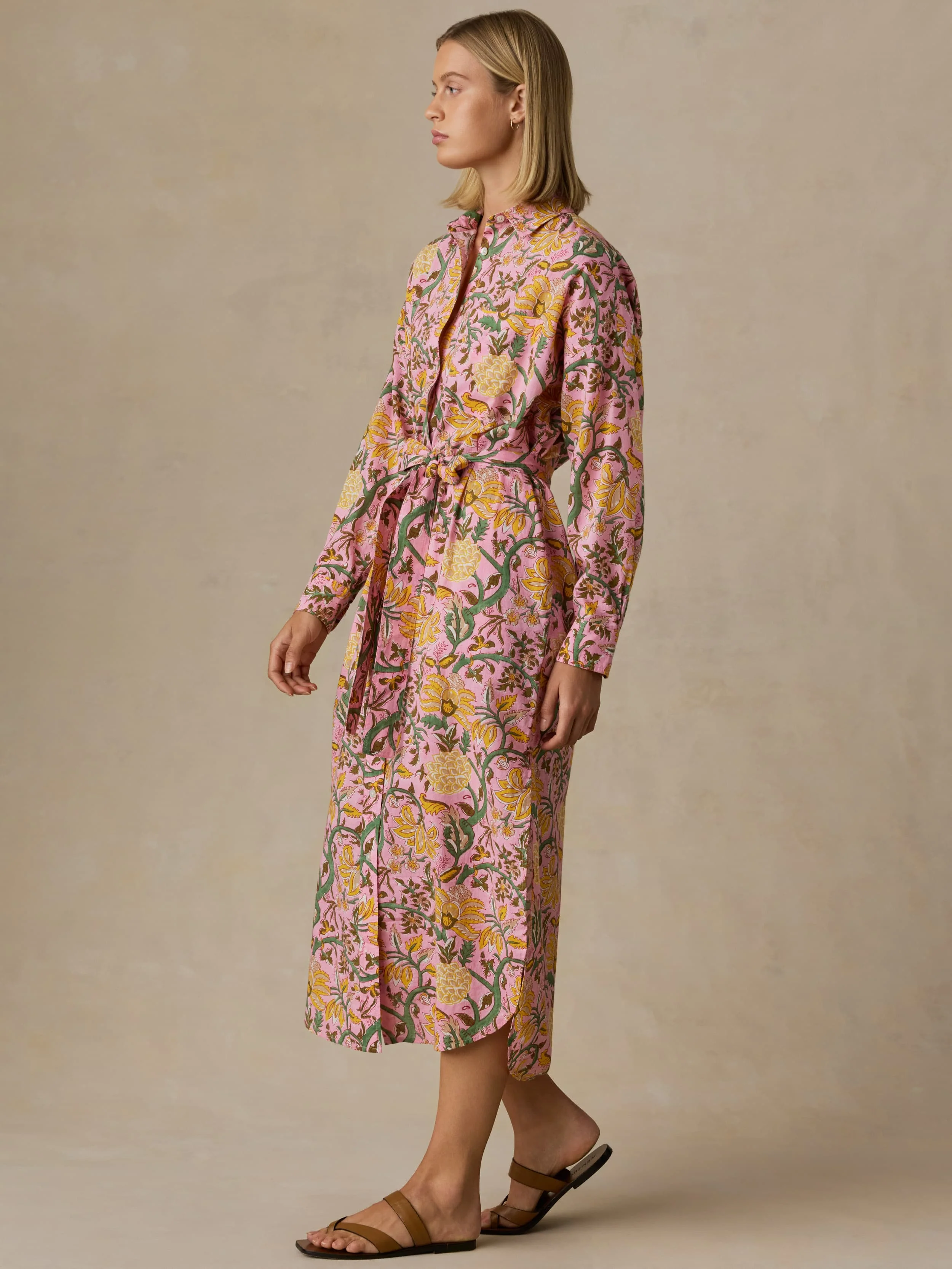Voile Rio Shirtdress - Blossom Serenade - Image 5