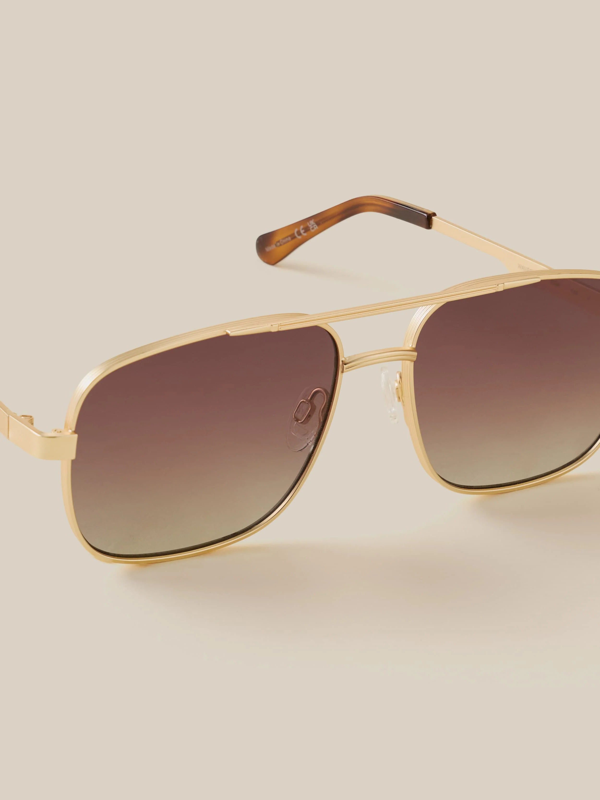 Waverly Sunglasses - Satin Gold - Image 2