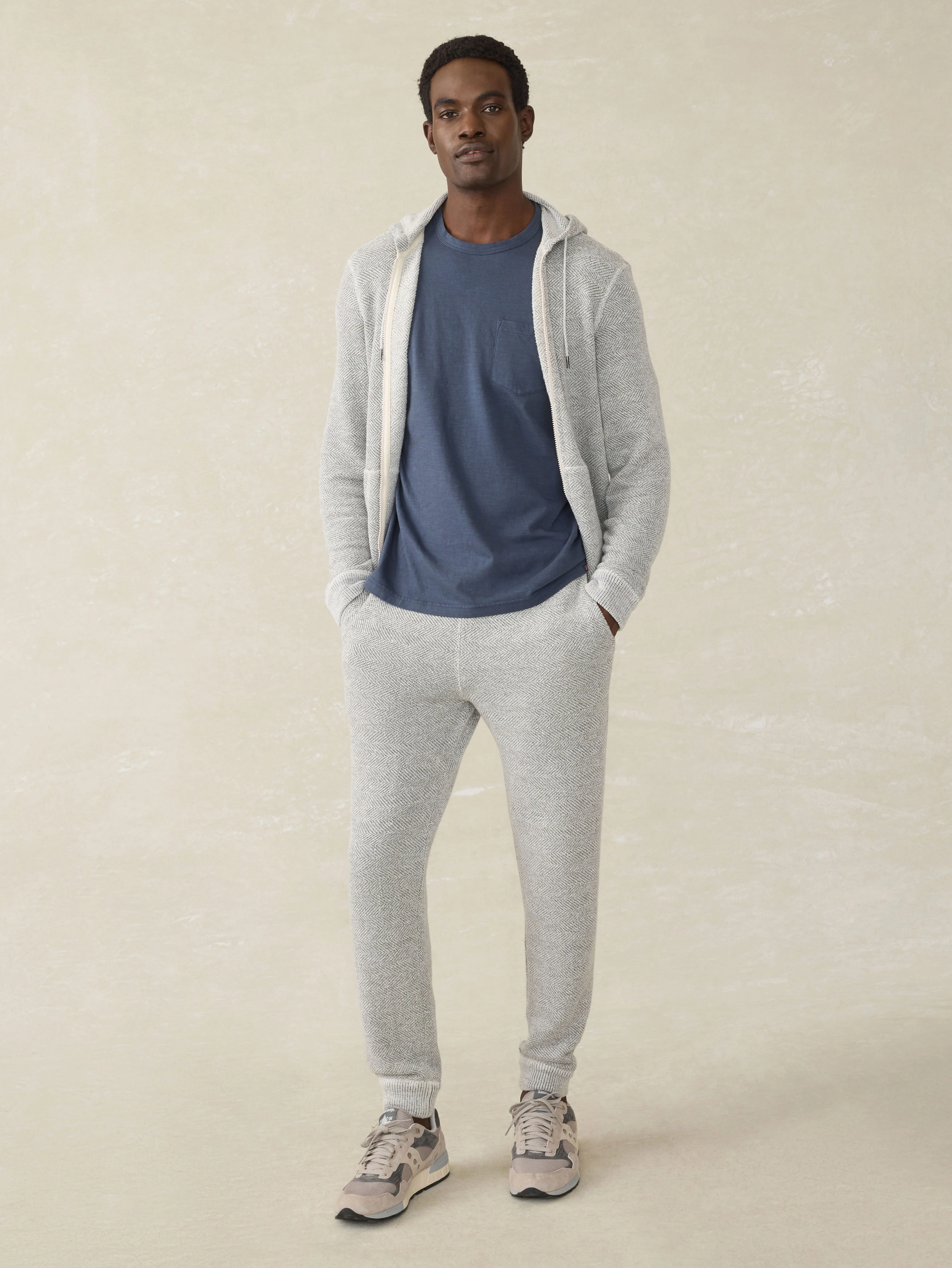 Whitewater Full Zip Hoodie - Grey Shell Loop - Image 4