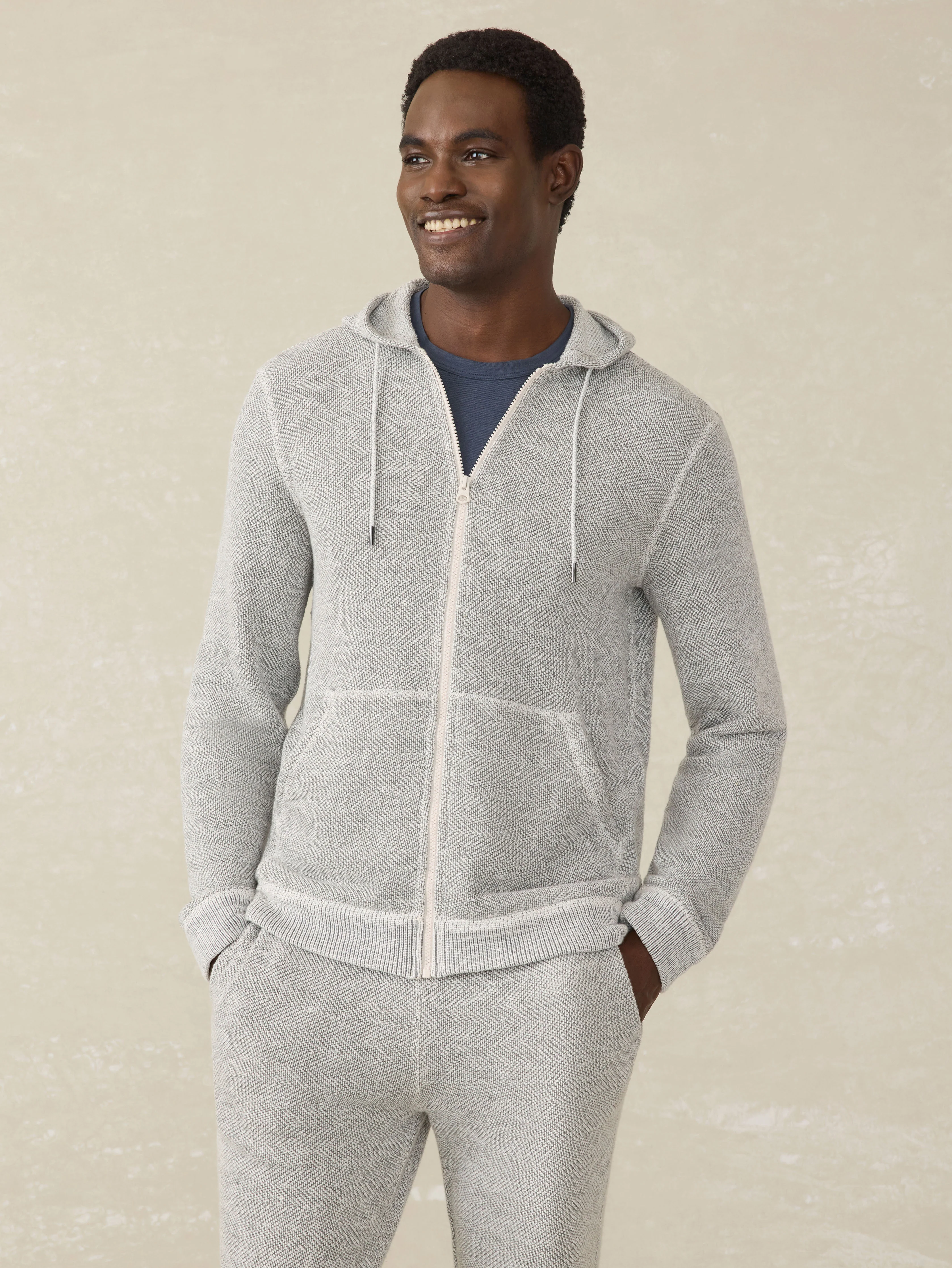 Whitewater Full Zip Hoodie - Grey Shell Loop - Image 5